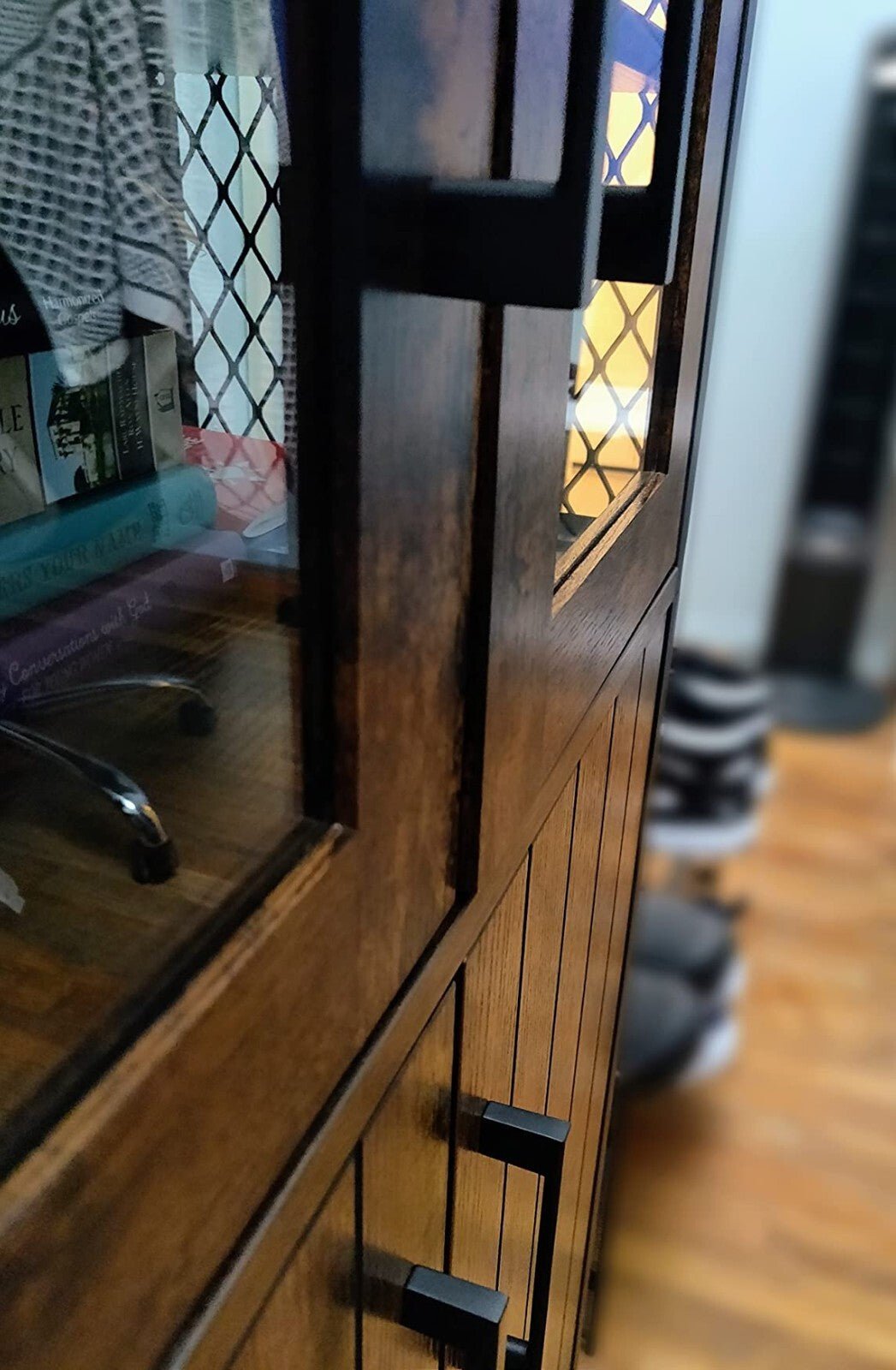 Freestanding Kitchen Pantry Cupboard Storage Larder Cabinet Buffet Industrial - Home and Garden Furniture Shop - rustic - furniture