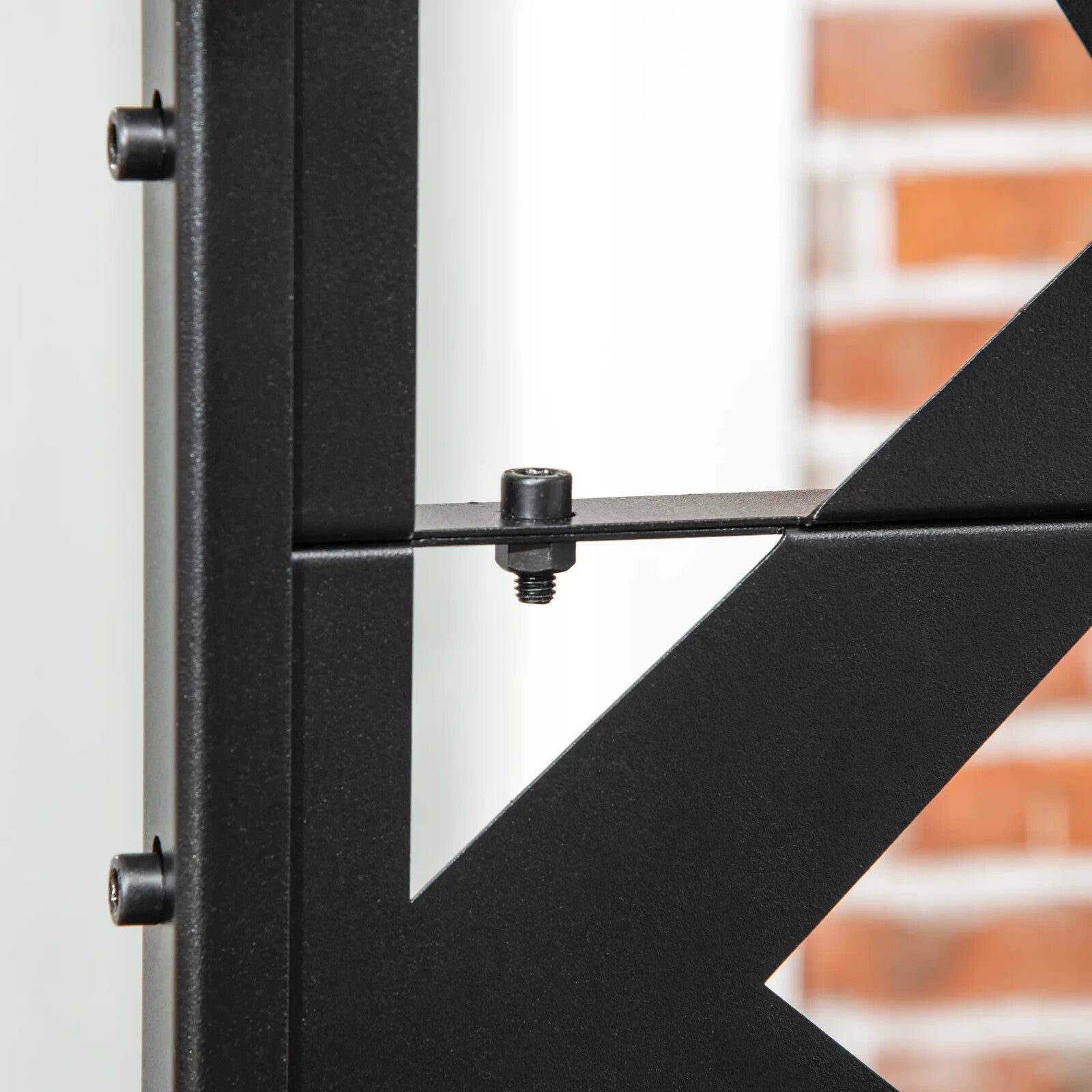 Freestanding Metal Garden Screen - Decorative Outdoor Divider with Screws - Home and Garden Furniture Shop - rustic - furniture