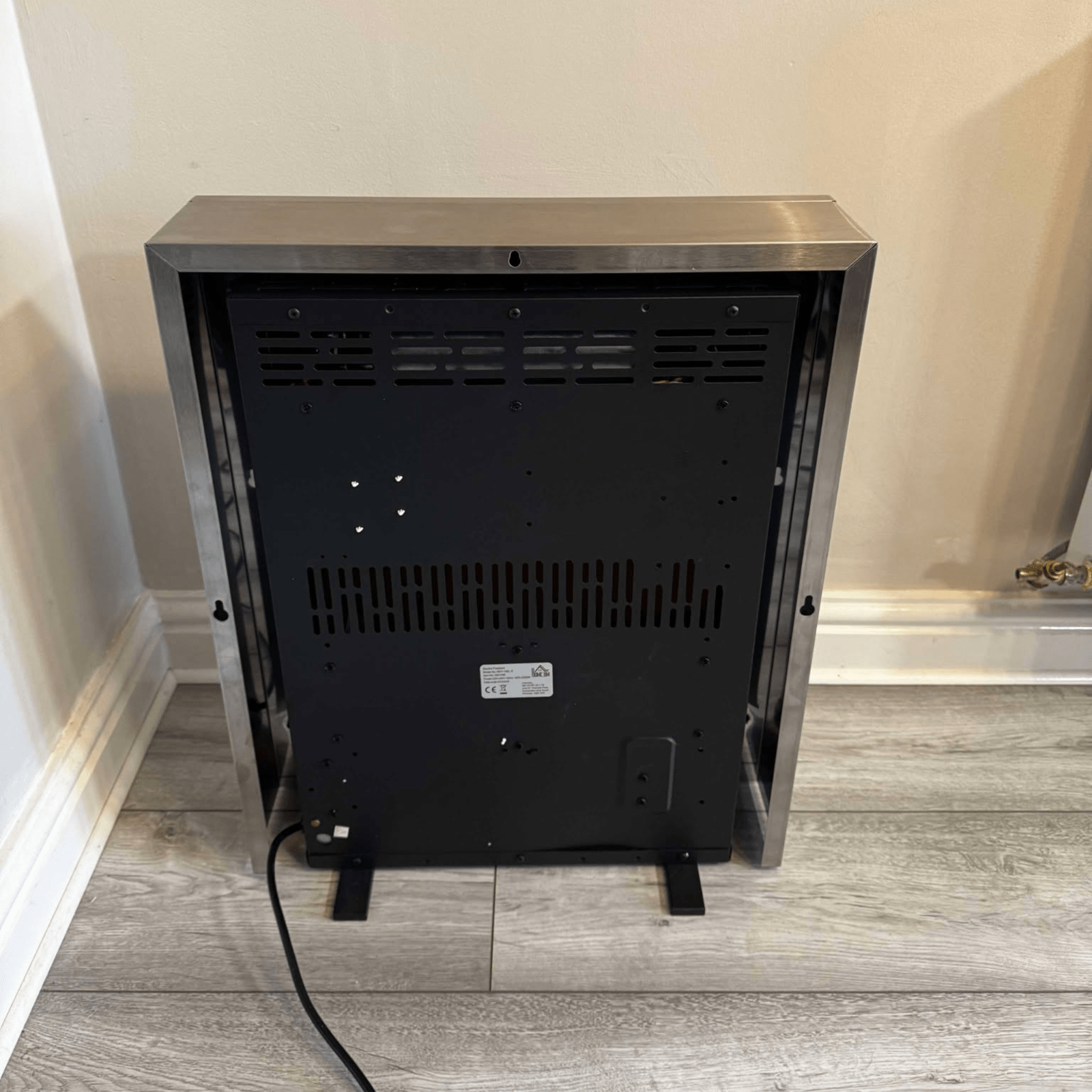 Freestanding Modern Electric Fireplace Heater Stove Burner LED Flame Fire Effect - Home and Garden Furniture Shop - rustic - furniture