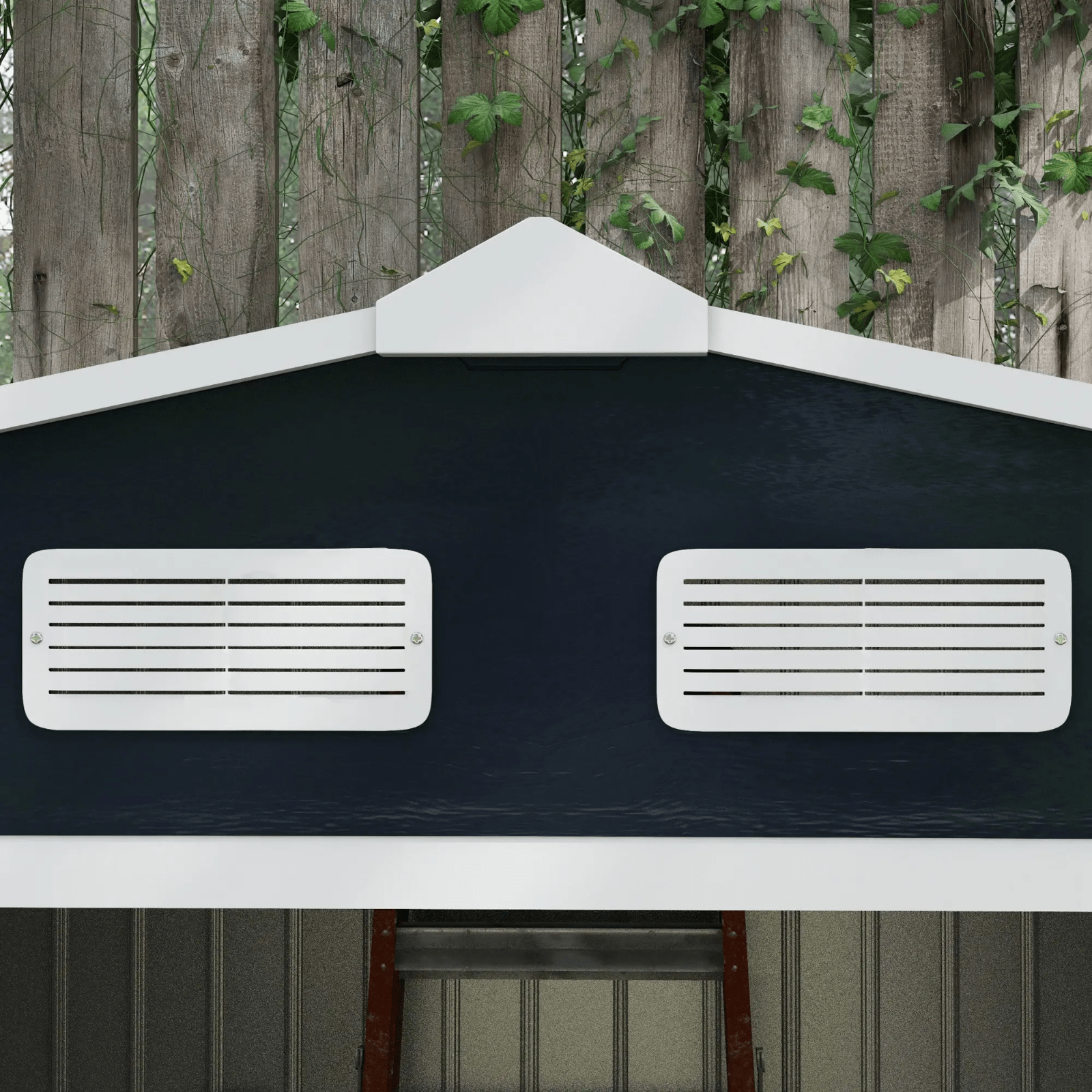 Galvanised Steel Garden Shed 9 x 6FT Garden Storage Shed Sliding Door Tool Hut - Home and Garden Furniture Shop - rustic - furniture