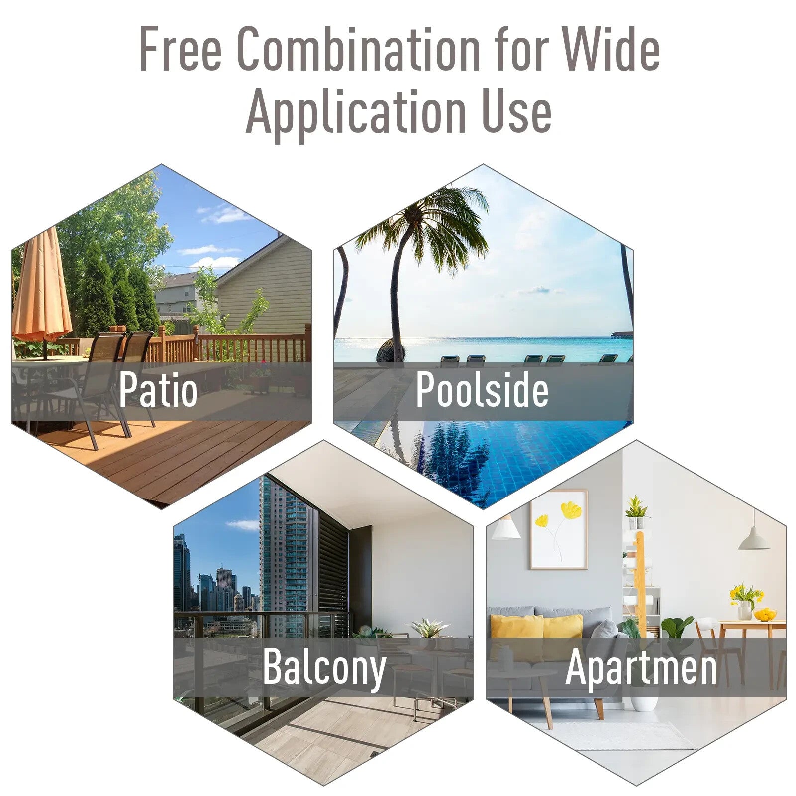 Garden Chairs Set of 2 with High Backrest, Mid - Rise Armrests & Wide Seat Black - Home and Garden Furniture Shop - rustic - furniture