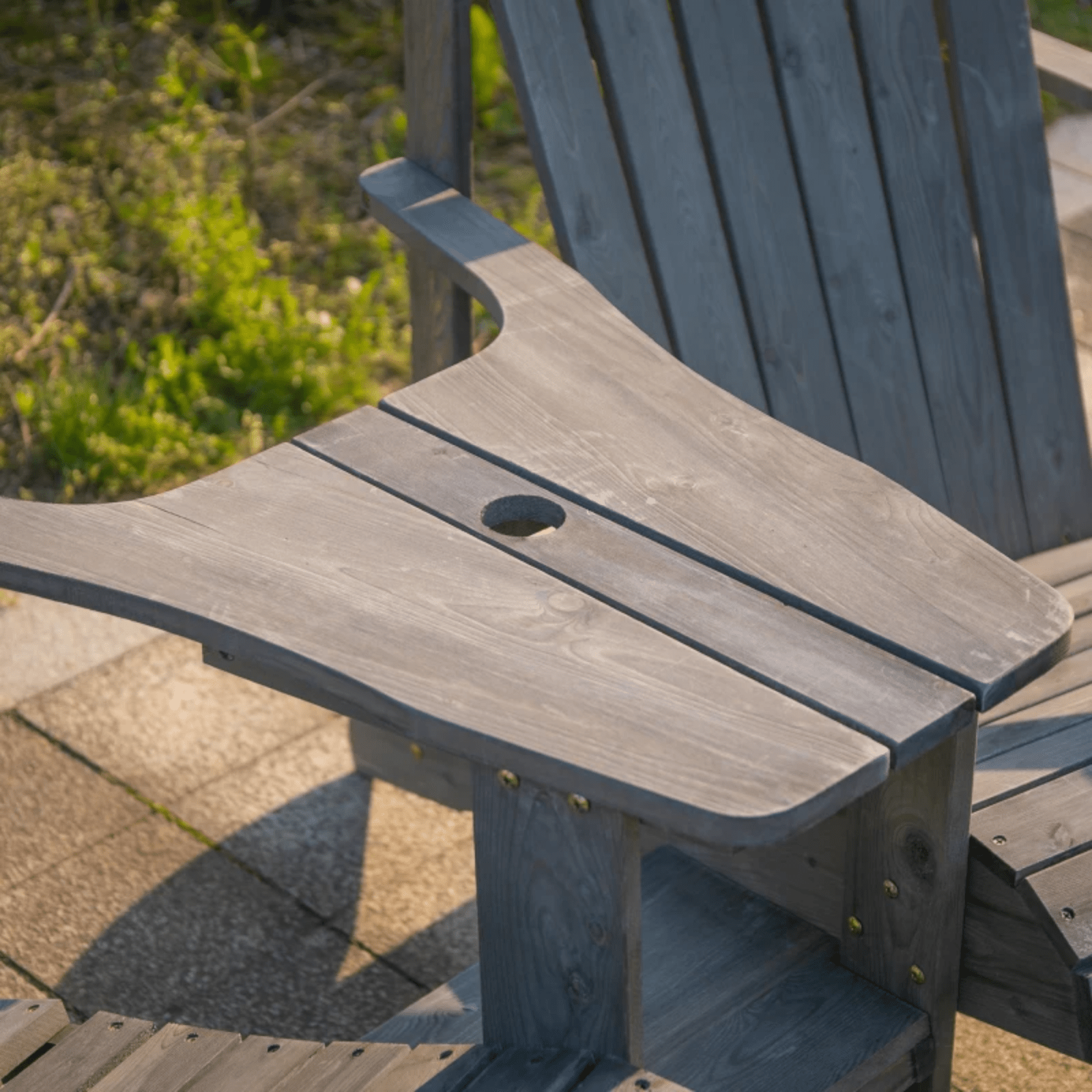 Garden Love Seat Rustic Companion Bench Set 2 Wooden Chairs Outdoor Patio Table - Home and Garden Furniture Shop - #rustic - furniture#