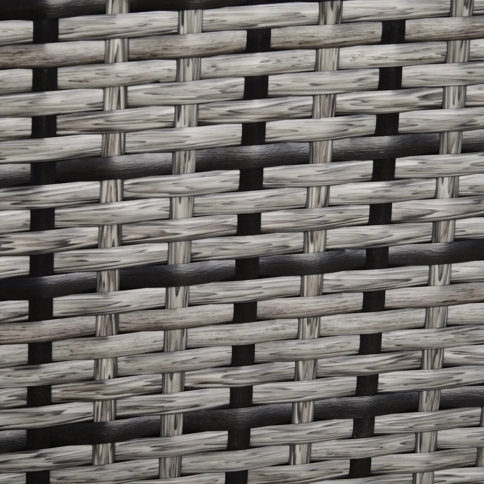 Garden Patio Rattan Wicker Furniture Single Cube Chair Sofa Outdoor Grey - Home and Garden Furniture Shop - rustic - furniture