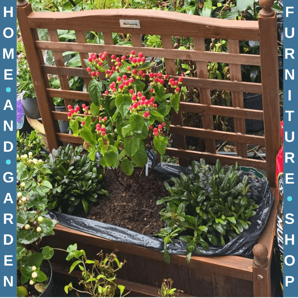 Garden Planters with Trellis for Climbing Vines Raised Beds Flower Pot Outdoor - Home and Garden Furniture Shop - rustic - furniture