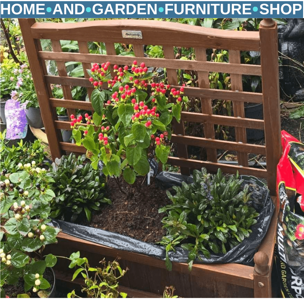 Garden Planters with Trellis for Climbing Vines Raised Beds Flower Pot Outdoor - Home and Garden Furniture Shop - rustic - furniture