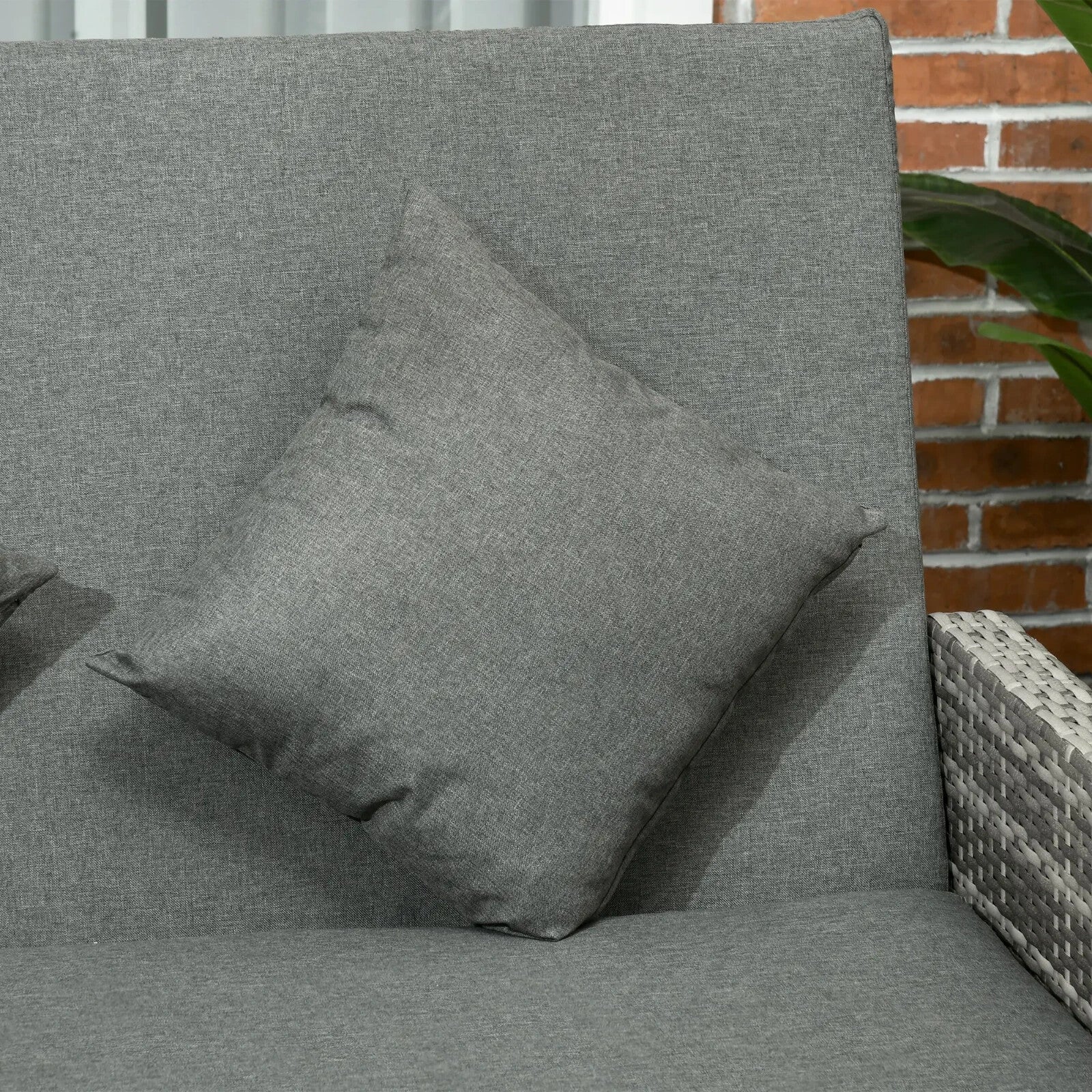 Garden Rattan Furniture Set 2 Seater Patio Sun Lounger Daybed Sun Bed Outdoor - Home and Garden Furniture Shop - rustic - furniture