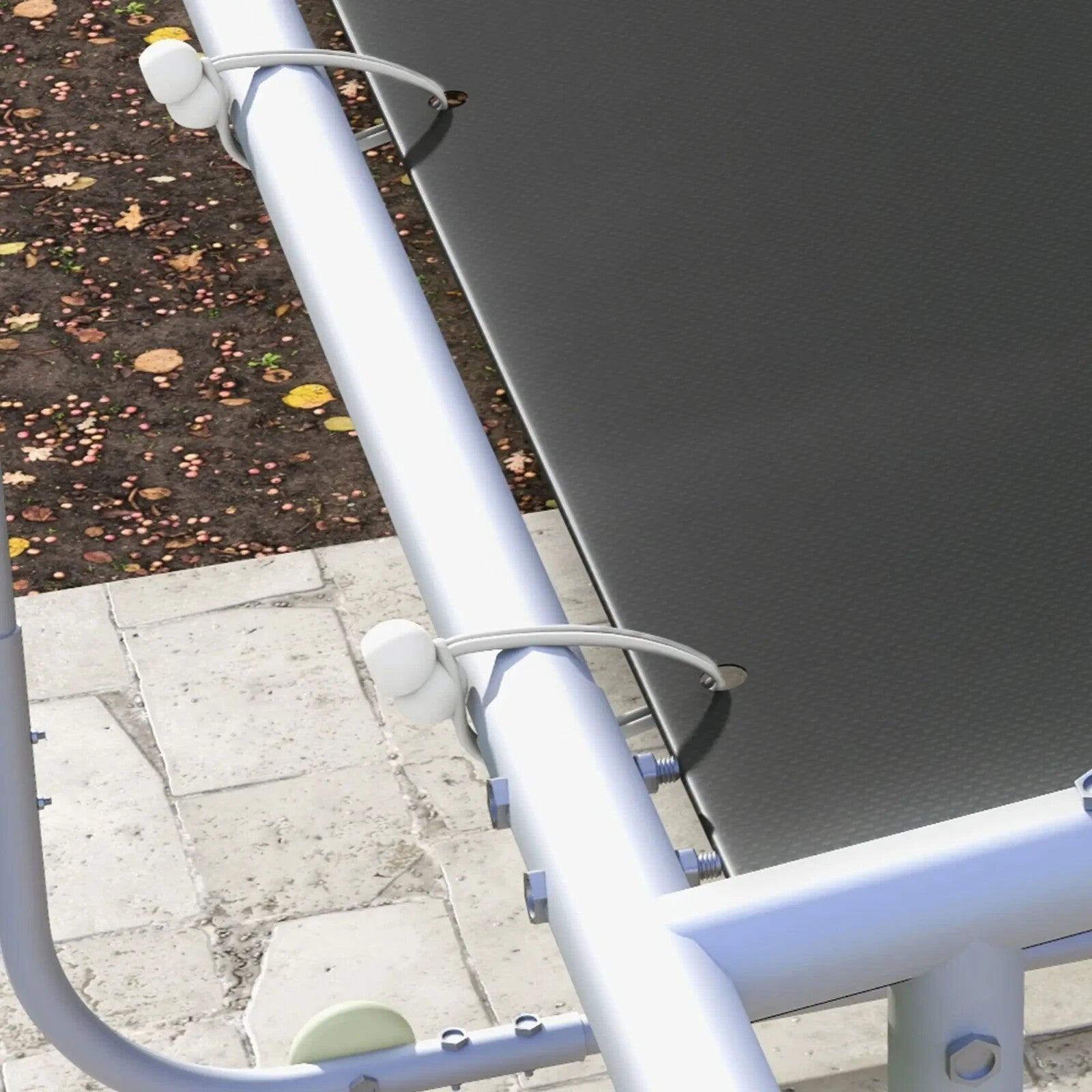 Gazebo Pergola Kit Portable Event Shelter with Wheels & Sandbags Dark Grey - Home and Garden Furniture Shop - rustic - furniture