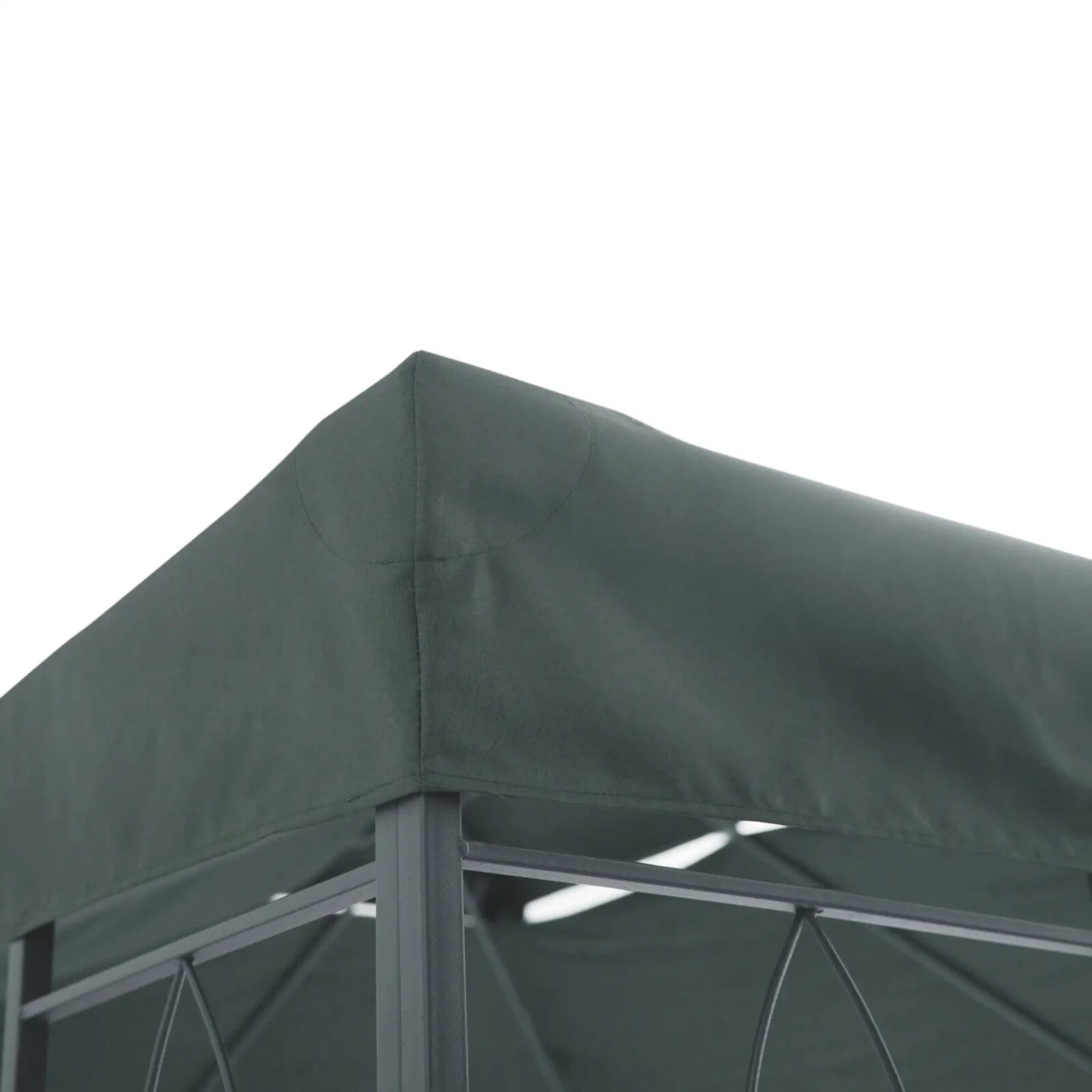 Gazebo Replacement Canopy Top Rectangular Two Tier Roof Water Resistant Grey - Home and Garden Furniture Shop - rustic - furniture