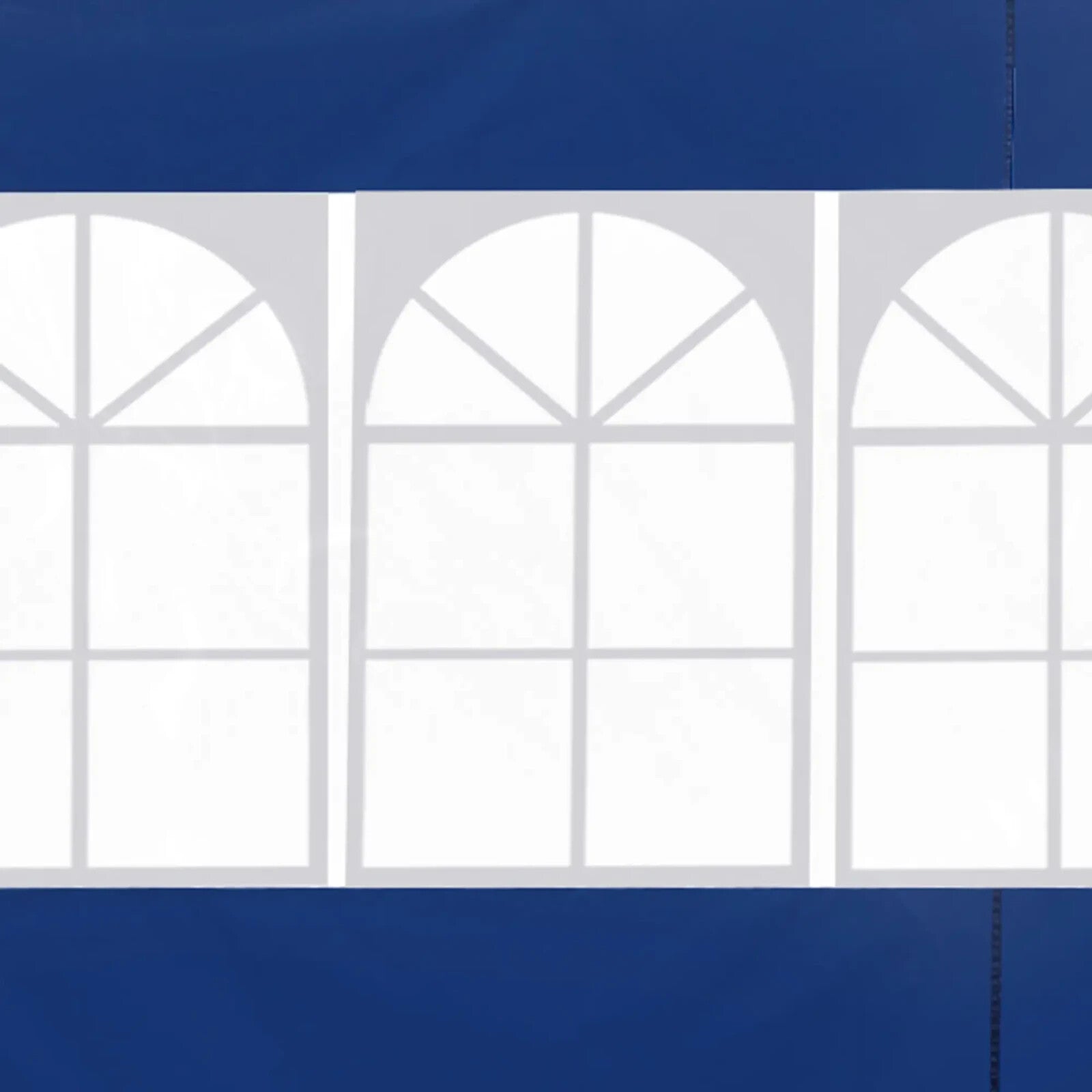Gazebo Side Wall Panel 2 - Piece Replaceable Weather - Resistant with Window Blue - Home and Garden Furniture Shop - rustic - furniture