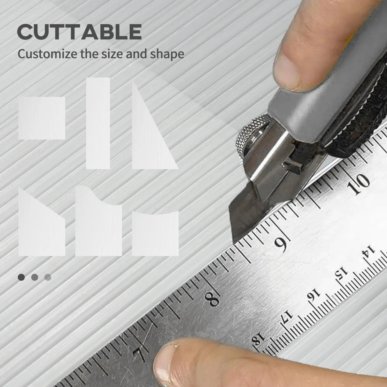 Greenhouse Panels 14 - Piece UV - Resistant Polycarbonate Roofing Sheets Clear - Home and Garden Furniture Shop - rustic - furniture