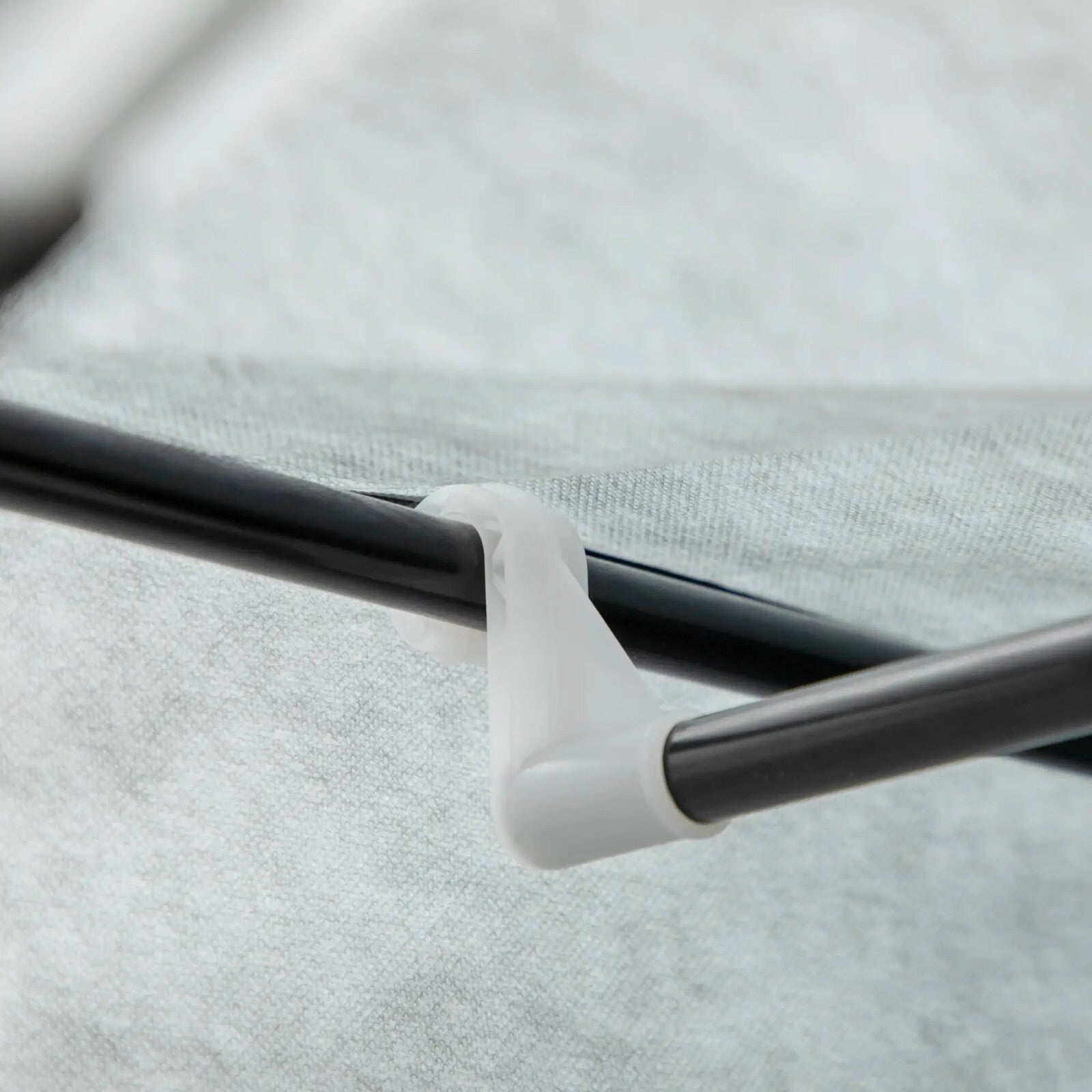 Grey Open Wardrobe Cover Hanging Clothes Rail Rack Metal Bedroom Storage Shelves - Home and Garden Furniture Shop - rustic - furniture