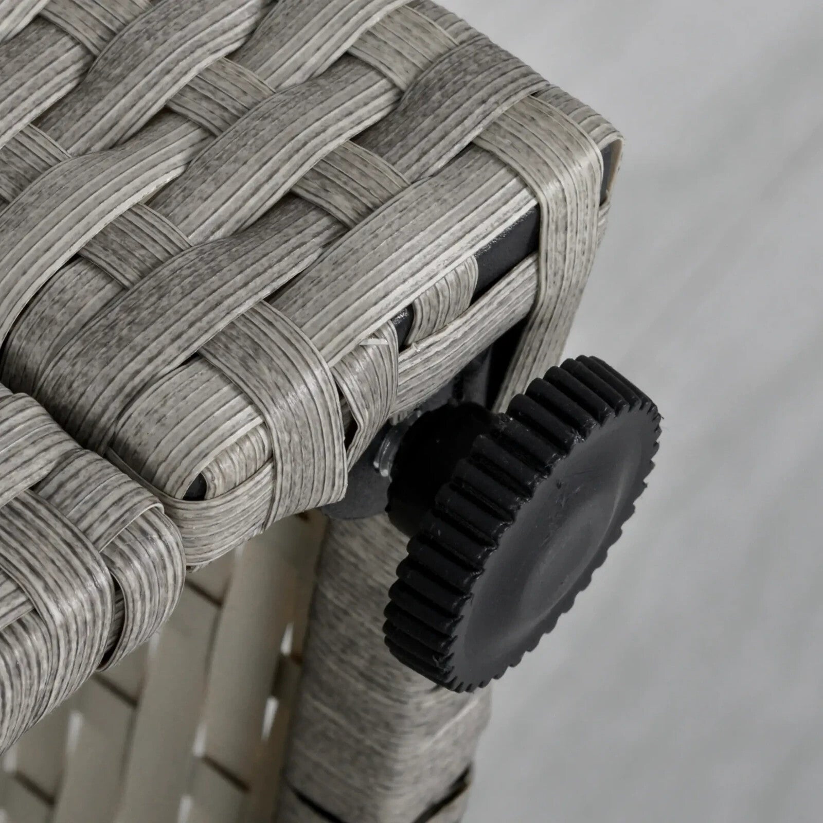 Grey Rattan Sofa Set with Glass Dining Table and Chairs Cushion Outdoor Seating - Home and Garden Furniture Shop - rustic - furniture