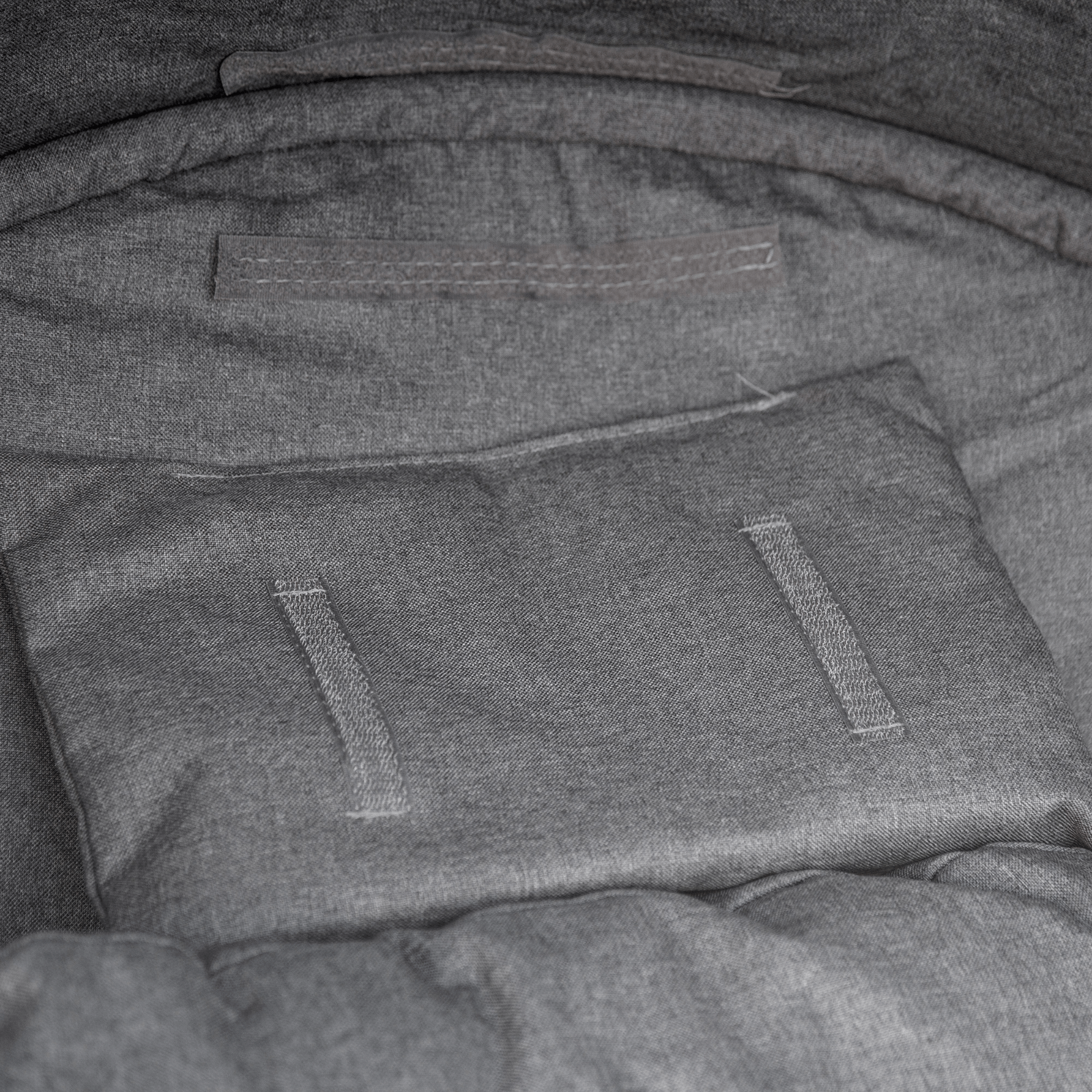 Hanging Egg Chair with Stand Metal Frame Retractable Canopy Grey Thick Cushion - Home and Garden Furniture Shop - rustic - furniture