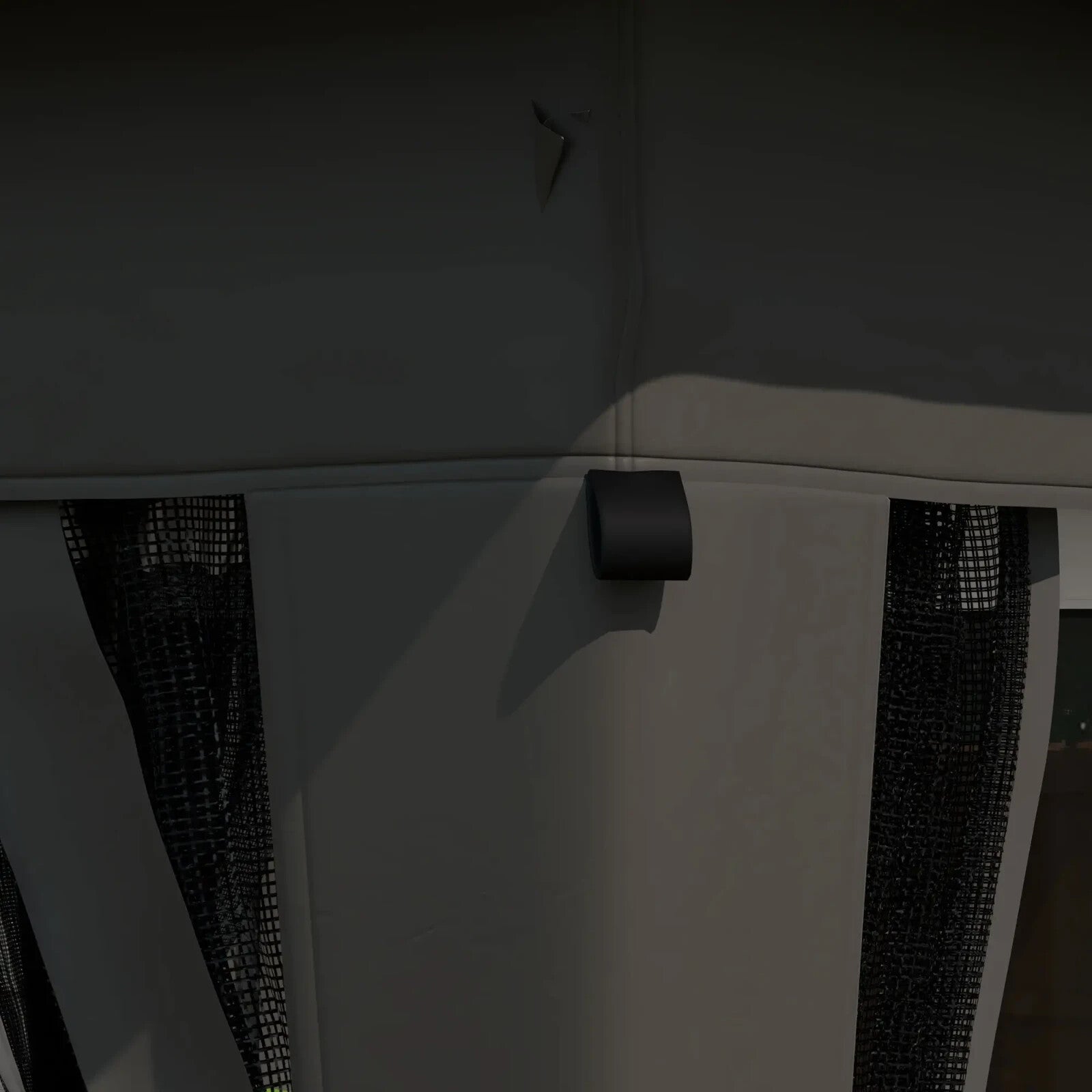 Heavy Duty 3 x 3m Pop Up Gazebo Garden Shelter Mosquito Netting Grey Patio Tent - Home and Garden Furniture Shop - rustic - furniture