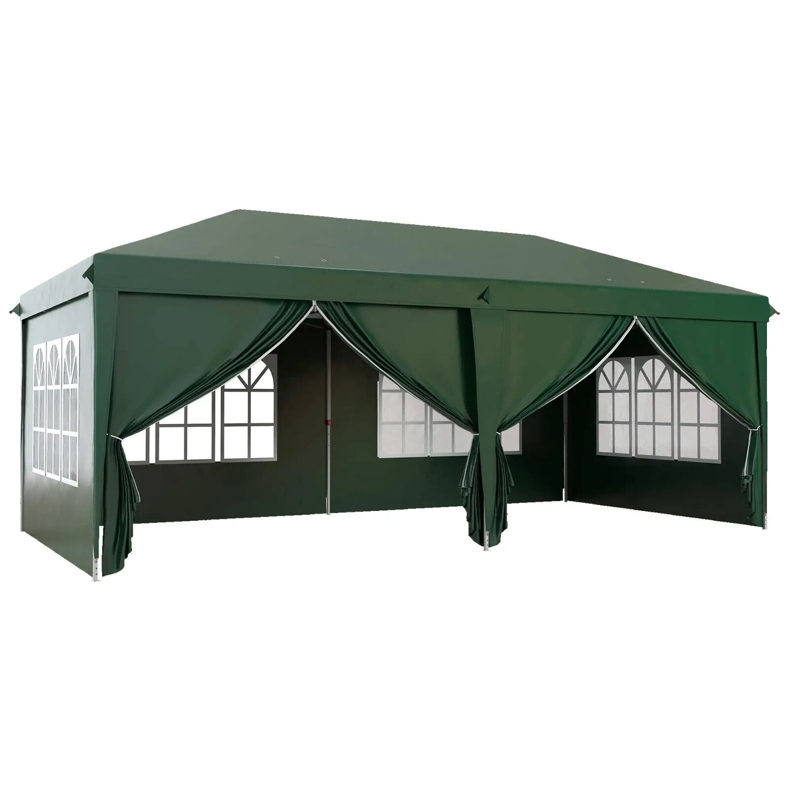 Heavy Duty 3 x 6m Pop - Up Gazebo Curtain Walls Windows Wedding Marquee Party Tent - Home and Garden Furniture Shop - #rustic - furniture#