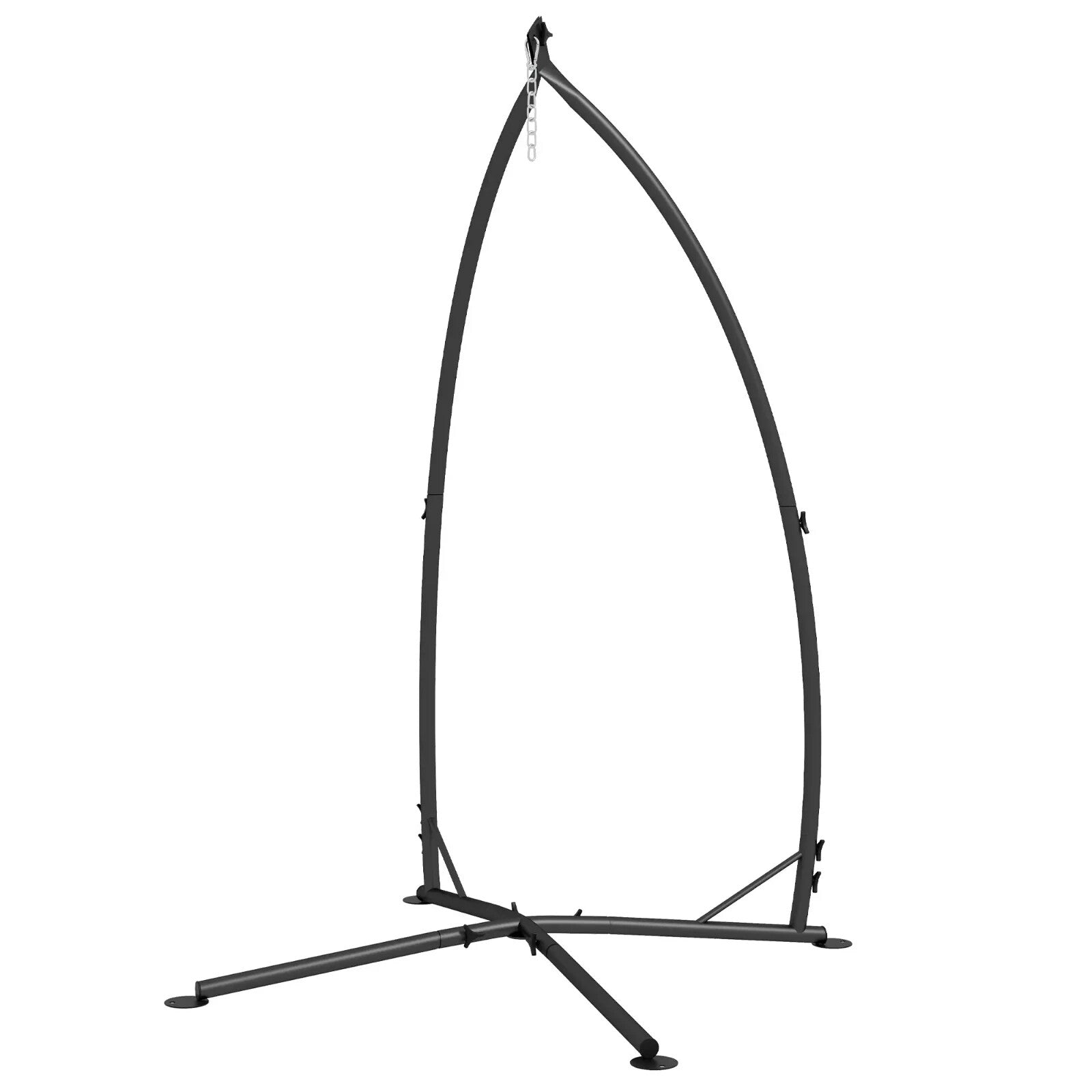 Heavy Duty Hammock Chair Stand Hanging Metal Frame with Chain for Garden Hammock - Home and Garden Furniture Shop - rustic - furniture