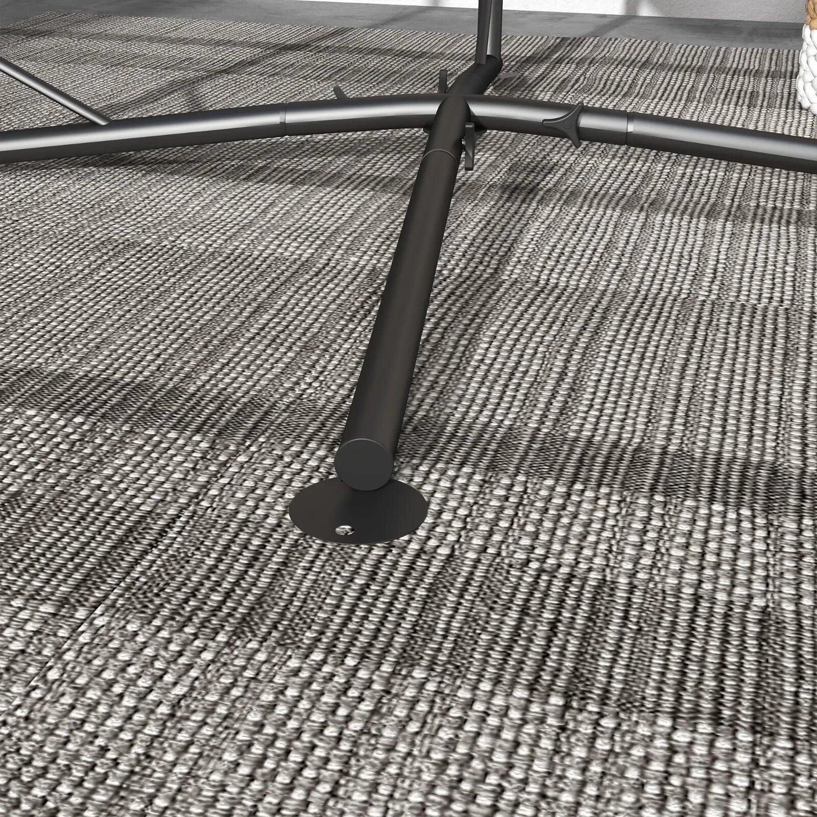 Heavy Duty Hammock Chair Stand Hanging Metal Frame with Chain for Garden Hammock - Home and Garden Furniture Shop - rustic - furniture