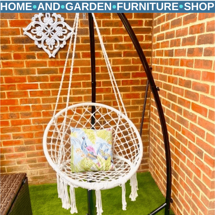 Heavy Duty Metal C - Stand for Hammock Chair Outdoor Swing Seat Support Frame - Home and Garden Furniture Shop - rustic - furniture