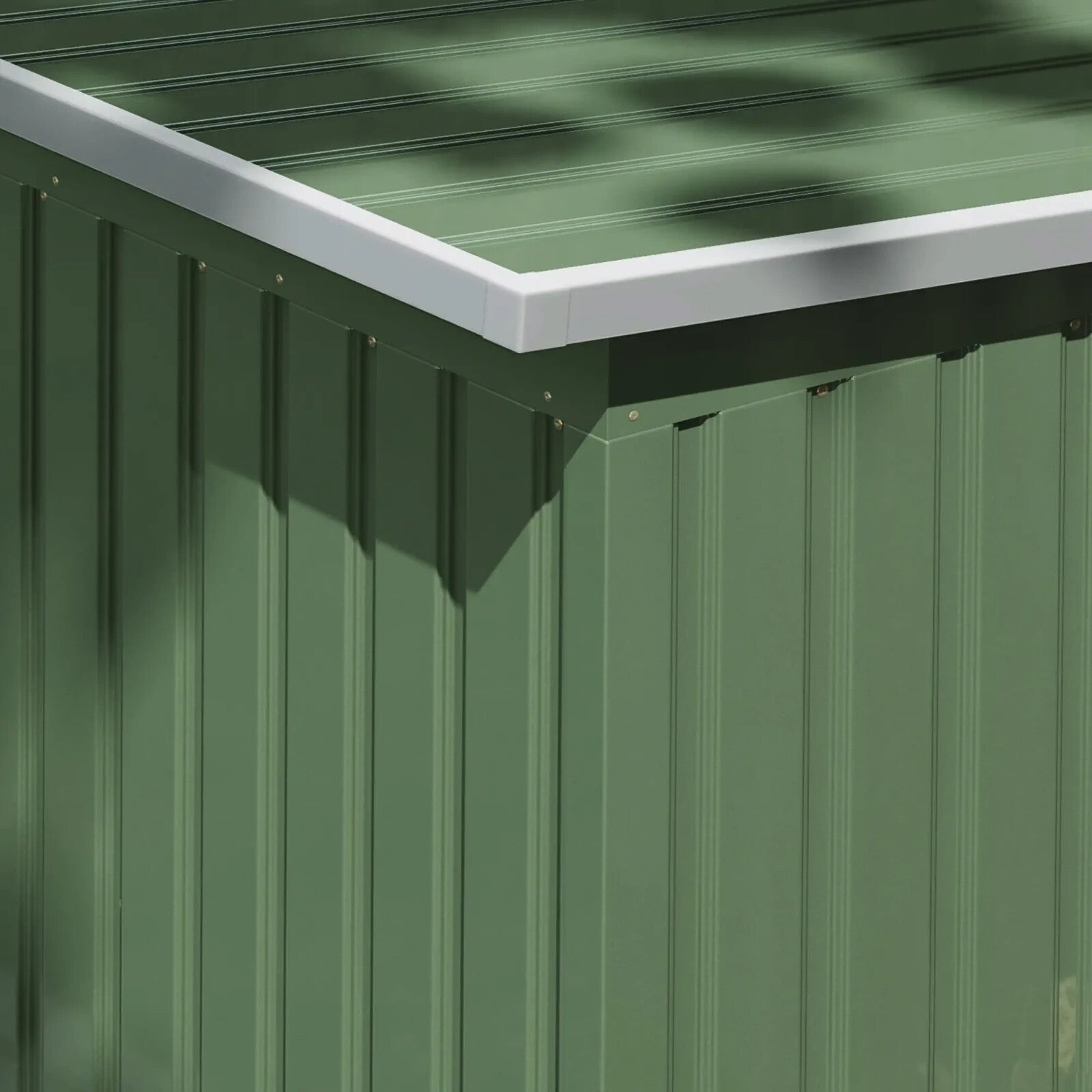 Heavy Duty Outdoor Metal Shed 9 x 4FT Steel Frame Garden Storage Shed 2 Door Set - Home and Garden Furniture Shop - rustic - furniture