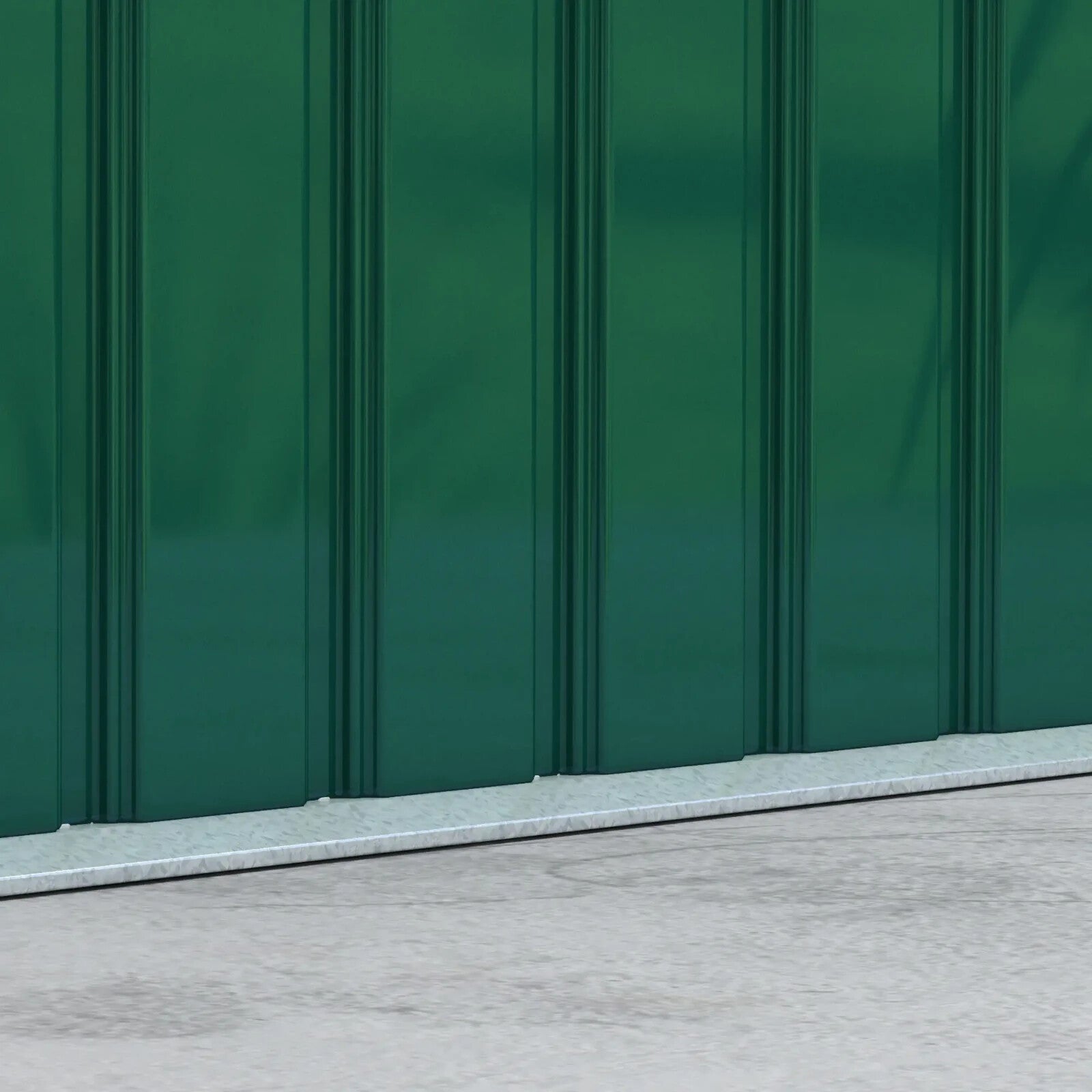 Heavy Duty Outdoor Metal Shed 9 x 4FT Steel Frame Garden Storage Shed 2 Door Set - Home and Garden Furniture Shop - rustic - furniture