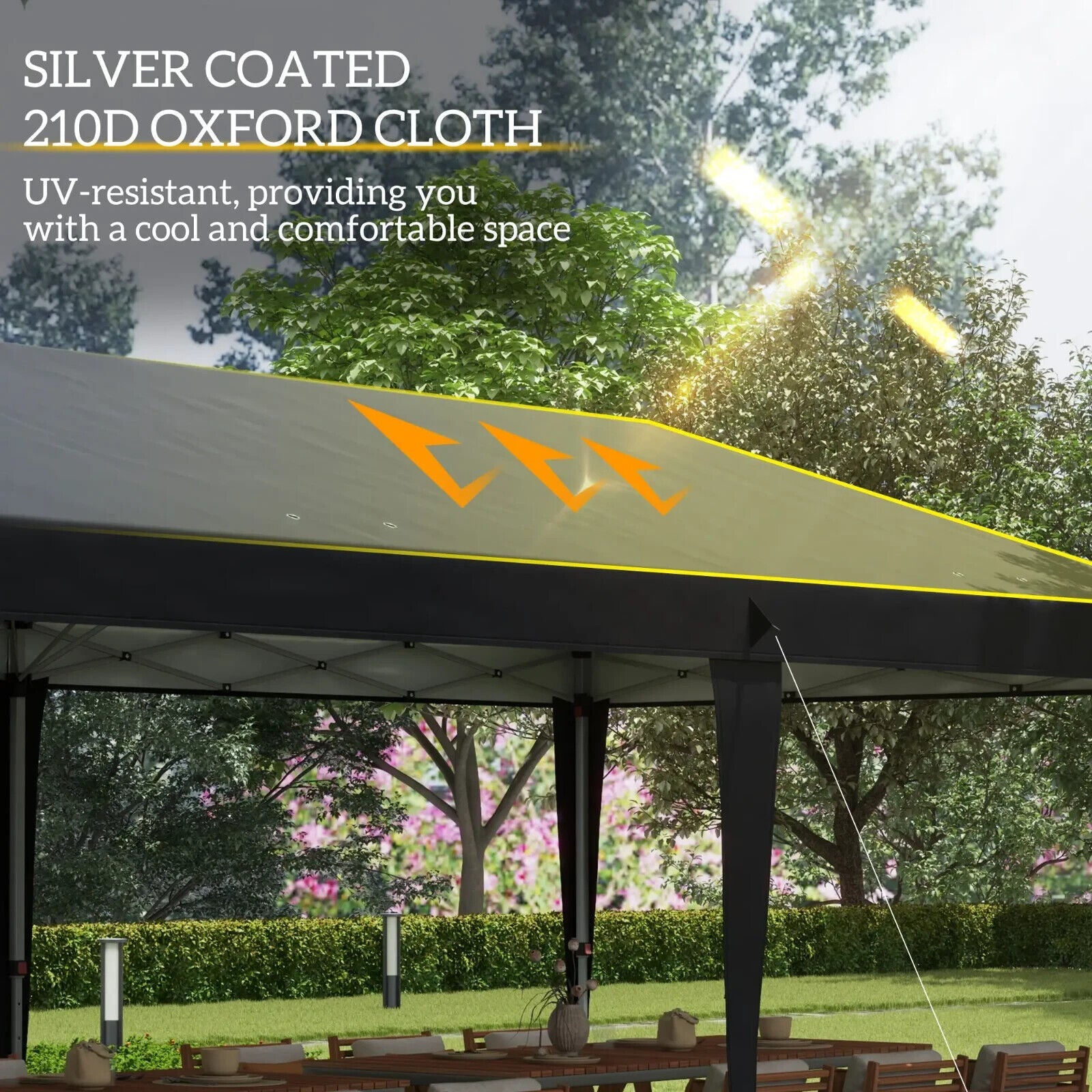 Heavy Duty Pop Up Gazebo Marquee 3 x 6m Patio Party Tent Event Heavy Duty Canopy - Home and Garden Furniture Shop - #rustic - furniture#