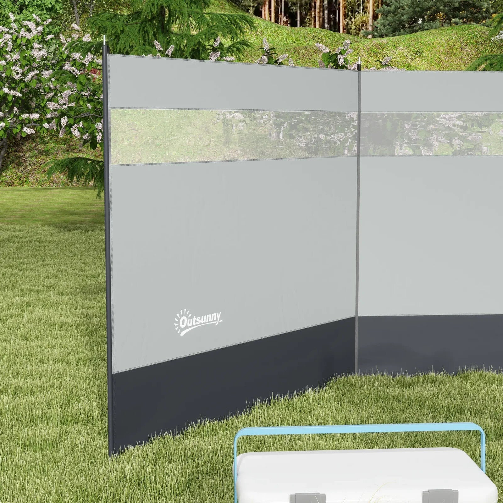 Heavy Duty Portable Camping Windbreaks Wind Blocker Window Privacy Wall Screen - Home and Garden Furniture Shop - rustic - furniture