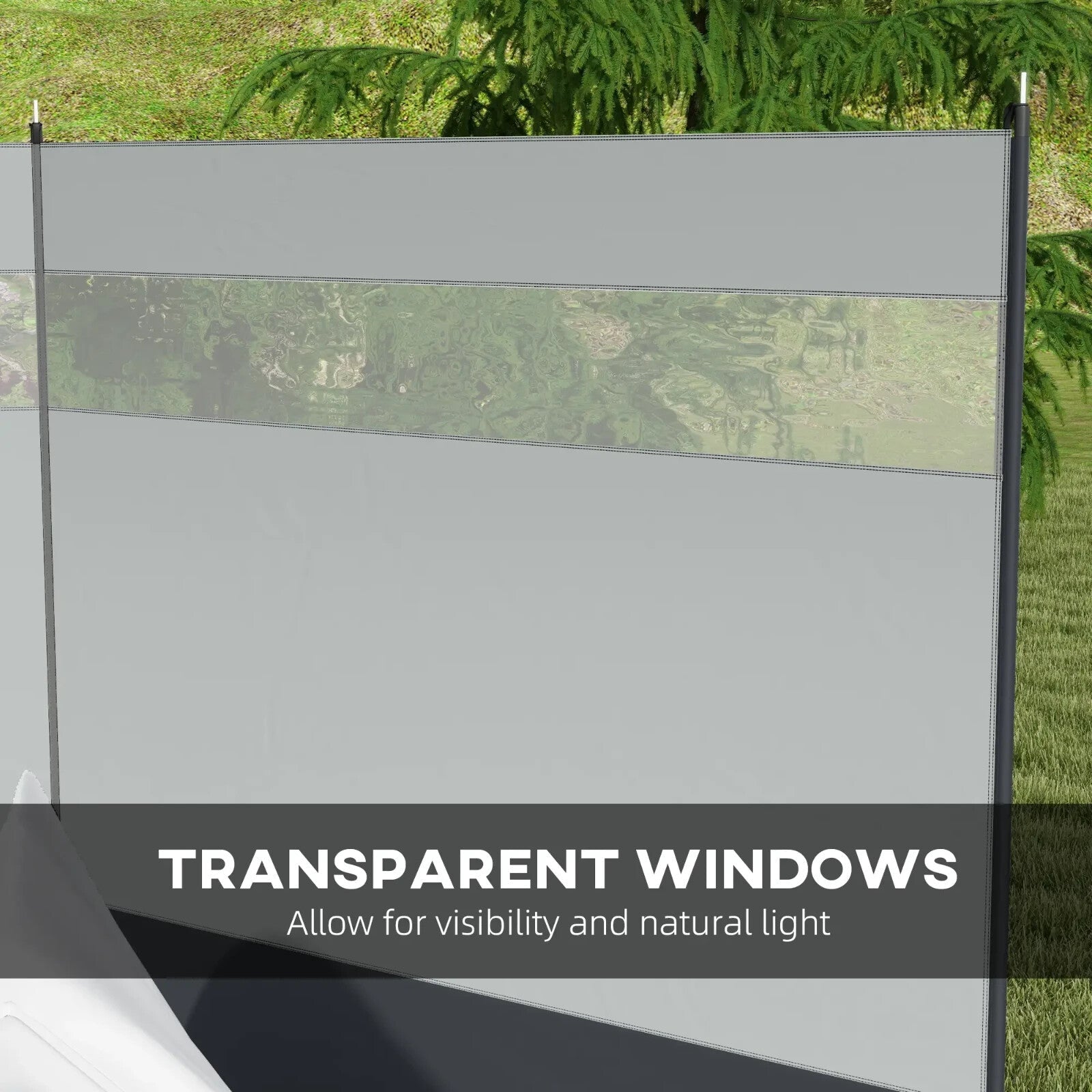 Heavy Duty Portable Camping Windbreaks Wind Blocker Window Privacy Wall Screen - Home and Garden Furniture Shop - rustic - furniture