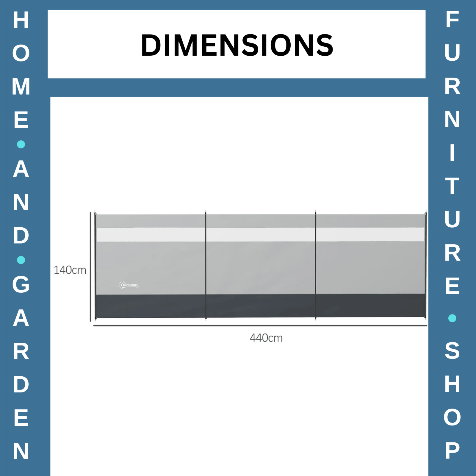 Heavy Duty Portable Camping Windbreaks Wind Blocker Window Privacy Wall Screen - Home and Garden Furniture Shop - rustic - furniture