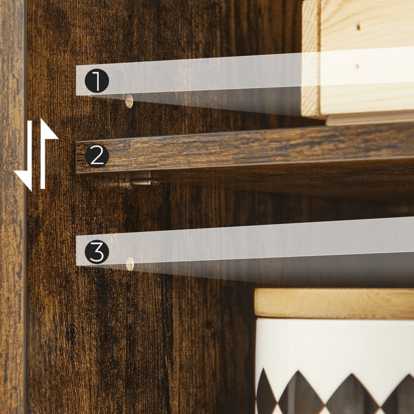 Industiral Bathroom Floor Cabinet Wooden Vintage Sideboard Storage Unit Drawers - Home and Garden Furniture Shop - rustic - furniture