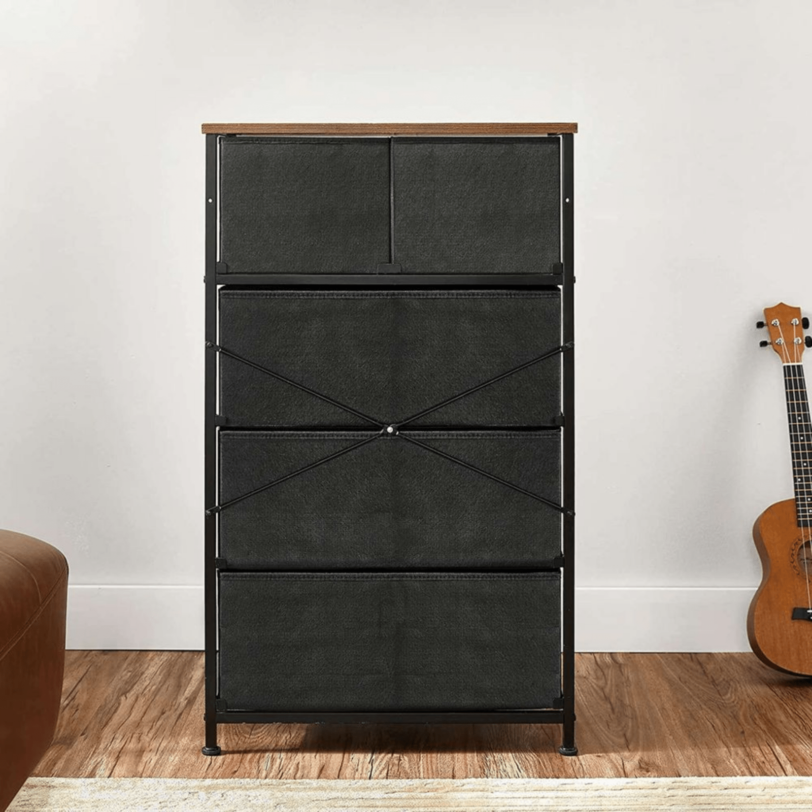 Industrial Chest of Drawers Vintage Sideboard Storage Metal Leg Rustic Furniture - Home and Garden Furniture Shop - rustic - furniture