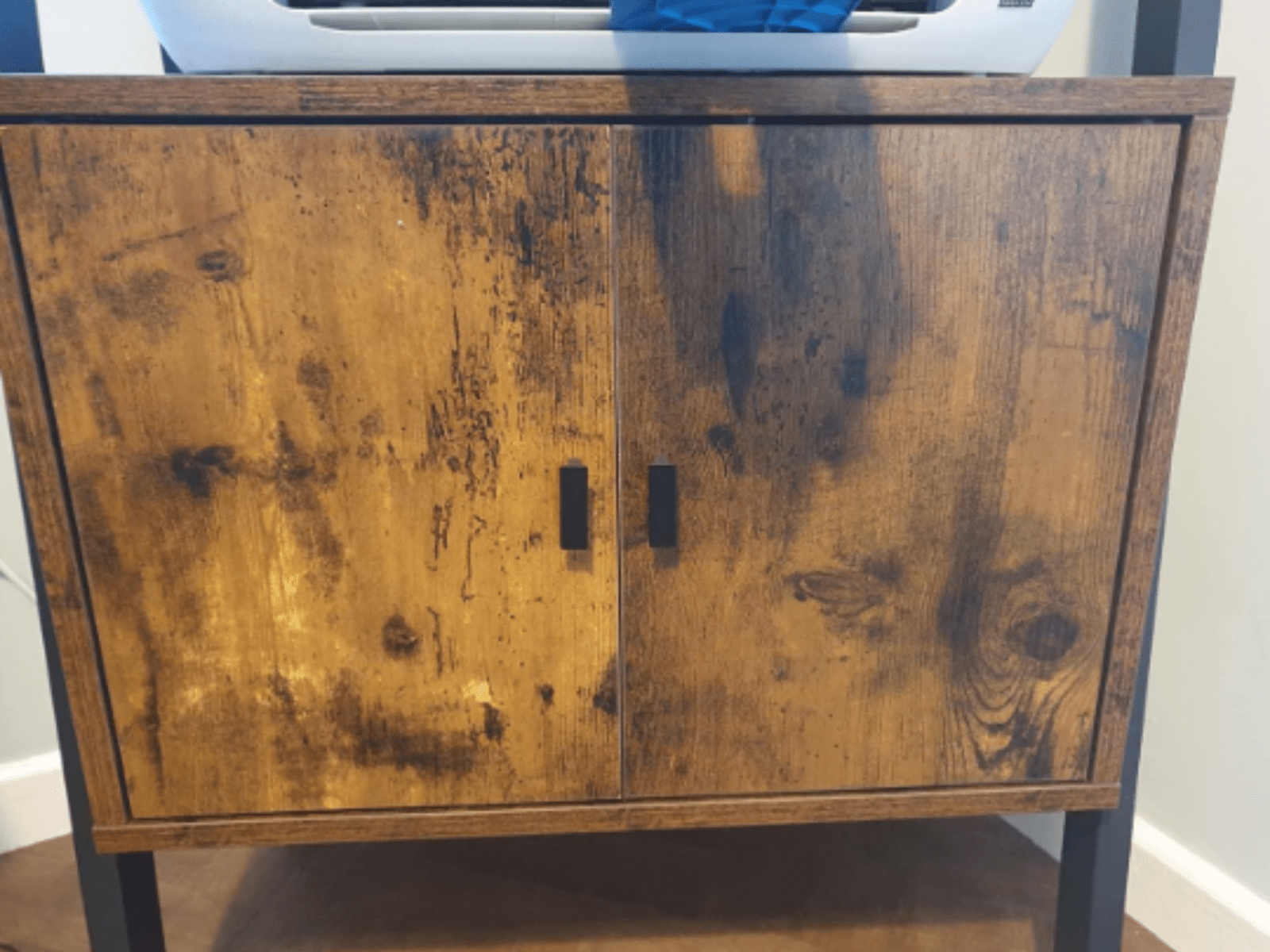 Industrial Ladder Shelf Rustic Metal Bookcase Cabinet Vintage Retro Furniture UK - Home and Garden Furniture Shop - rustic - furniture