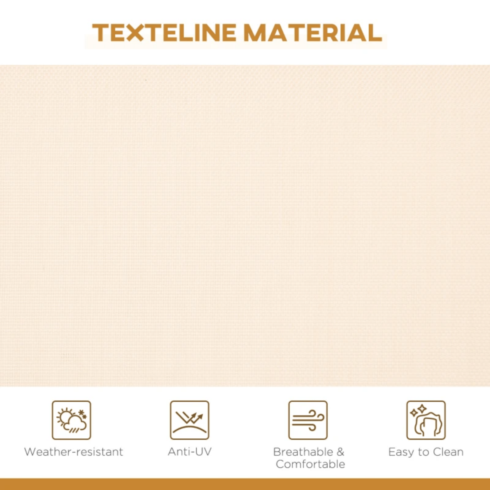 Large 3 Seater Garden Swing Chair Patio Hammock Canopy Outdoor Beige Heavy Duty - Home and Garden Furniture Shop - rustic - furniture