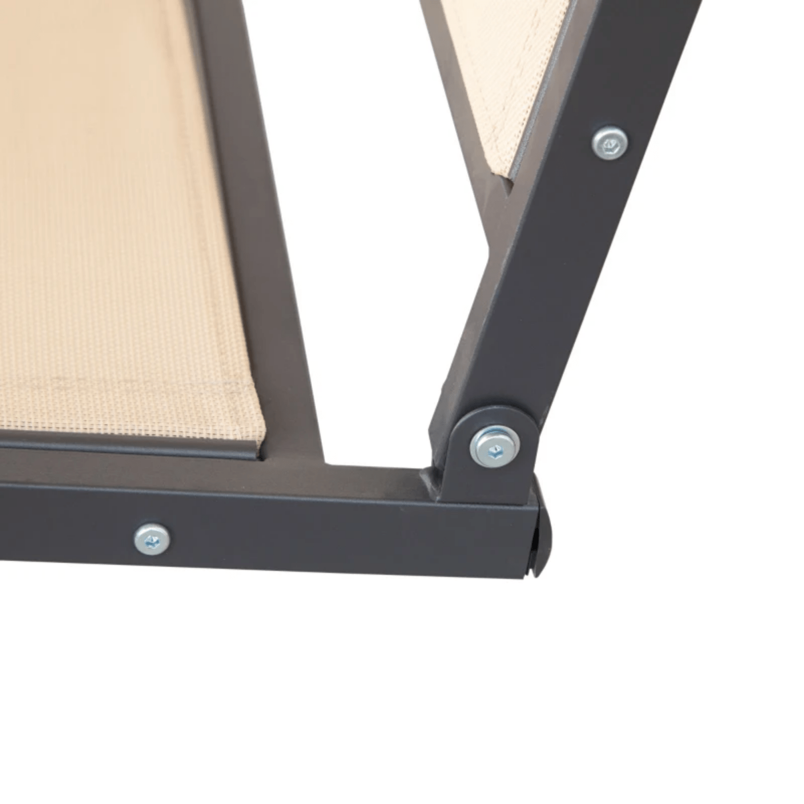 Large 3 Seater Garden Swing Chair Patio Hammock Canopy Outdoor Beige Heavy Duty - Home and Garden Furniture Shop - rustic - furniture