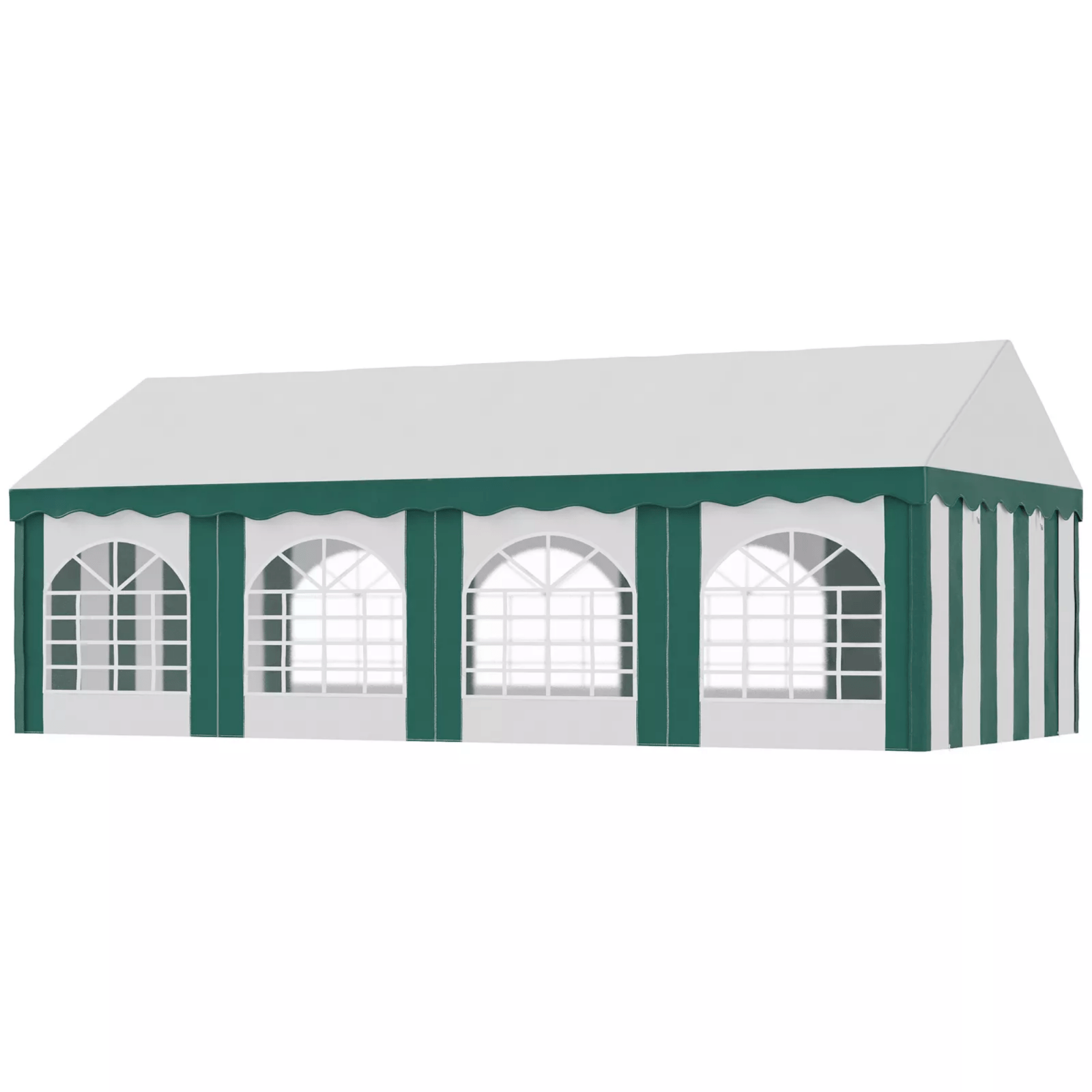 Large 8 x 4m Marquee Gazebo with Sides Party Tent Double Doors Outdoor Event Set - Home and Garden Furniture Shop - #rustic - furniture#