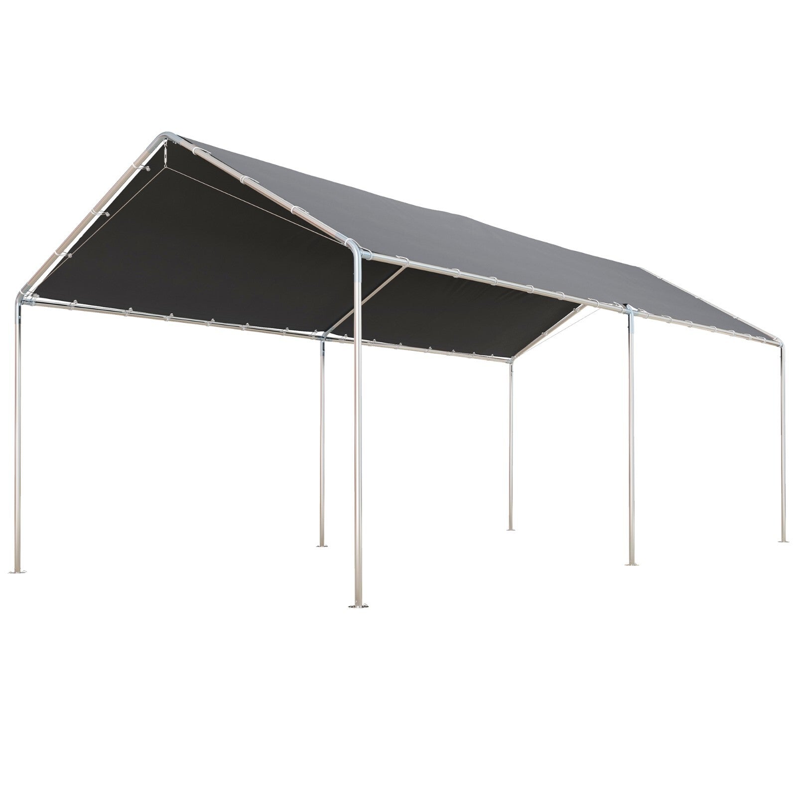 Large Carport Garage Car Port Shelter 3m x 6m Heavy Duty Galvanised Steel Tent - Home and Garden Furniture Shop - rustic - furniture