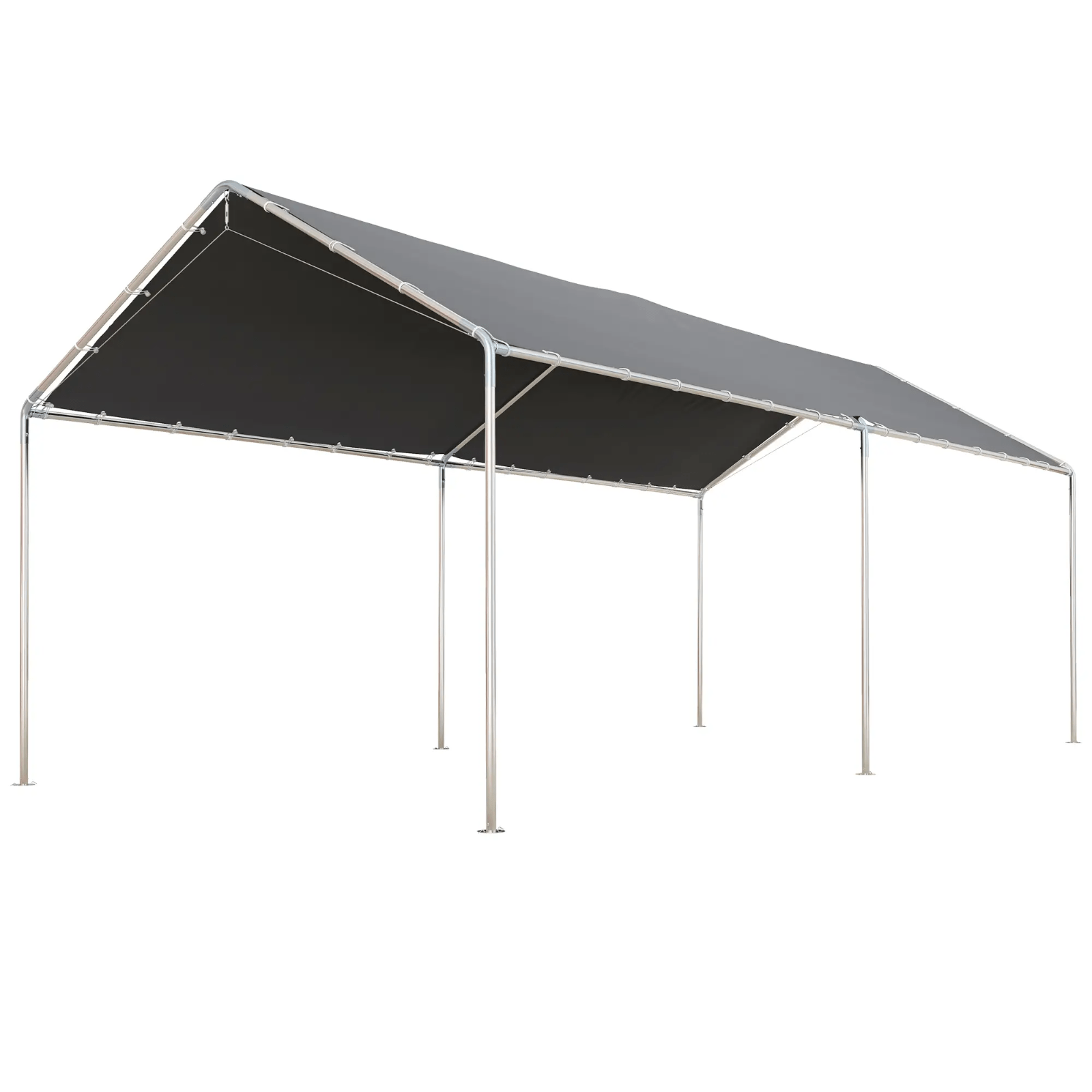 Large Carport Garage Car Port Shelter 3m x 6m Heavy Duty Galvanised Steel Tent - Home and Garden Furniture Shop - rustic - furniture
