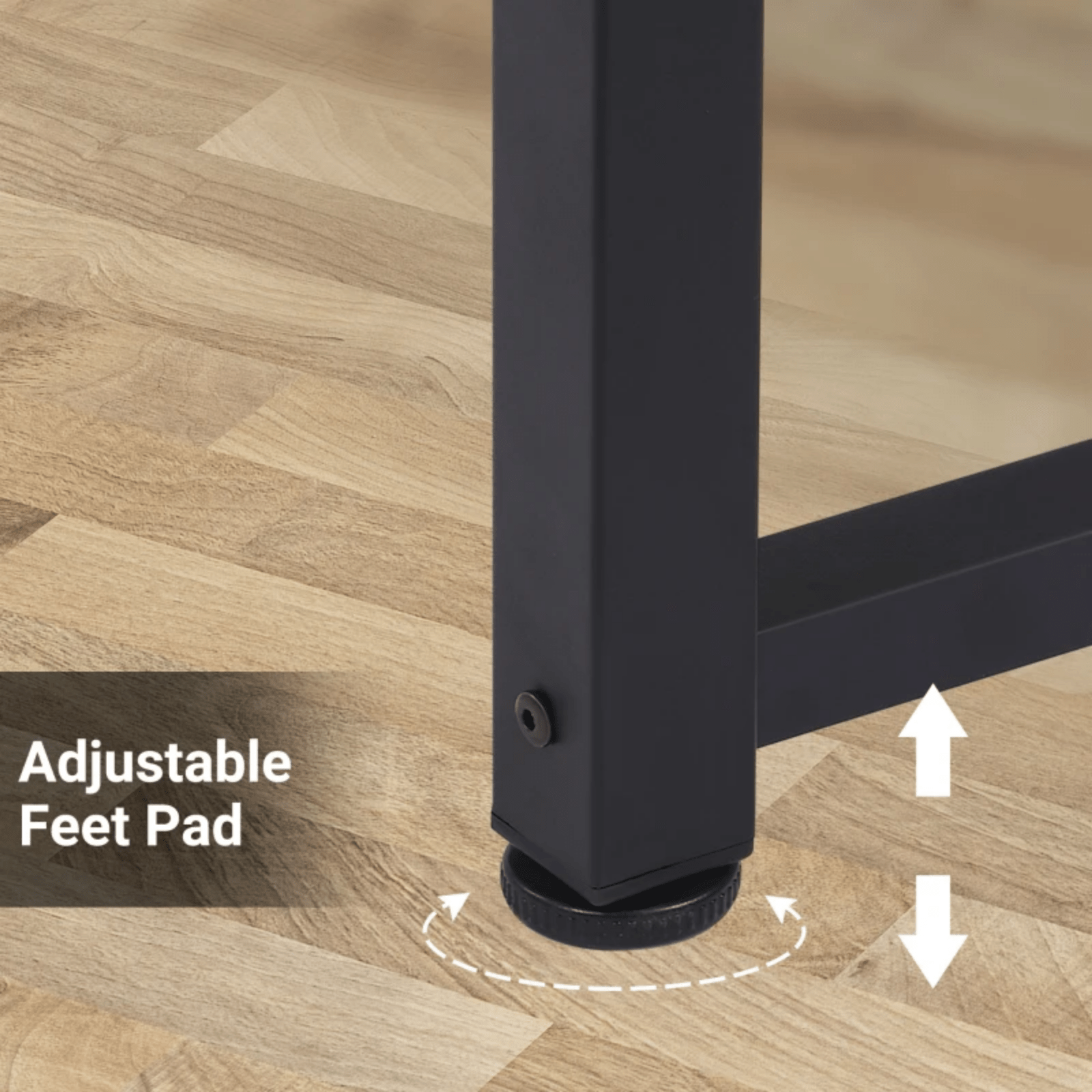 Large Computer Desk Industrial Wood Table Home Office PC Workstation Metal Legs - Home and Garden Furniture Shop - rustic - furniture