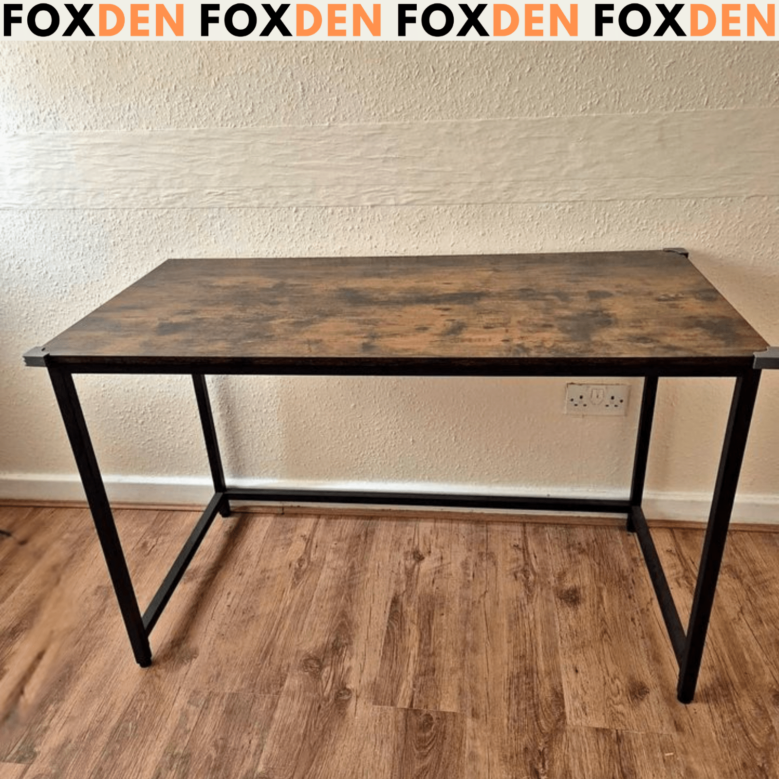 Large Computer Desk Industrial Wood Work Table Home Office Laptop Workstation - Home and Garden Furniture Shop - #rustic - furniture#