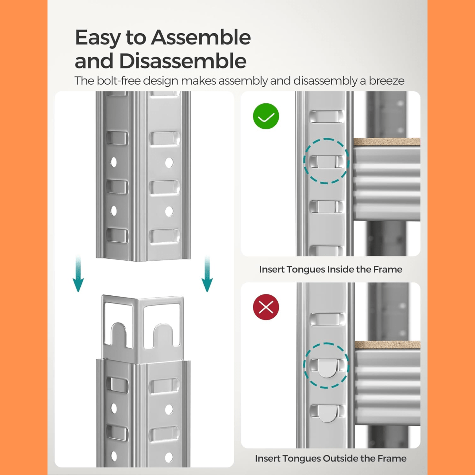 Large Heavy Duty Industrial Garage Shelves Set of 2 Adjustable Shelving Units - Home and Garden Furniture Shop - rustic - furniture