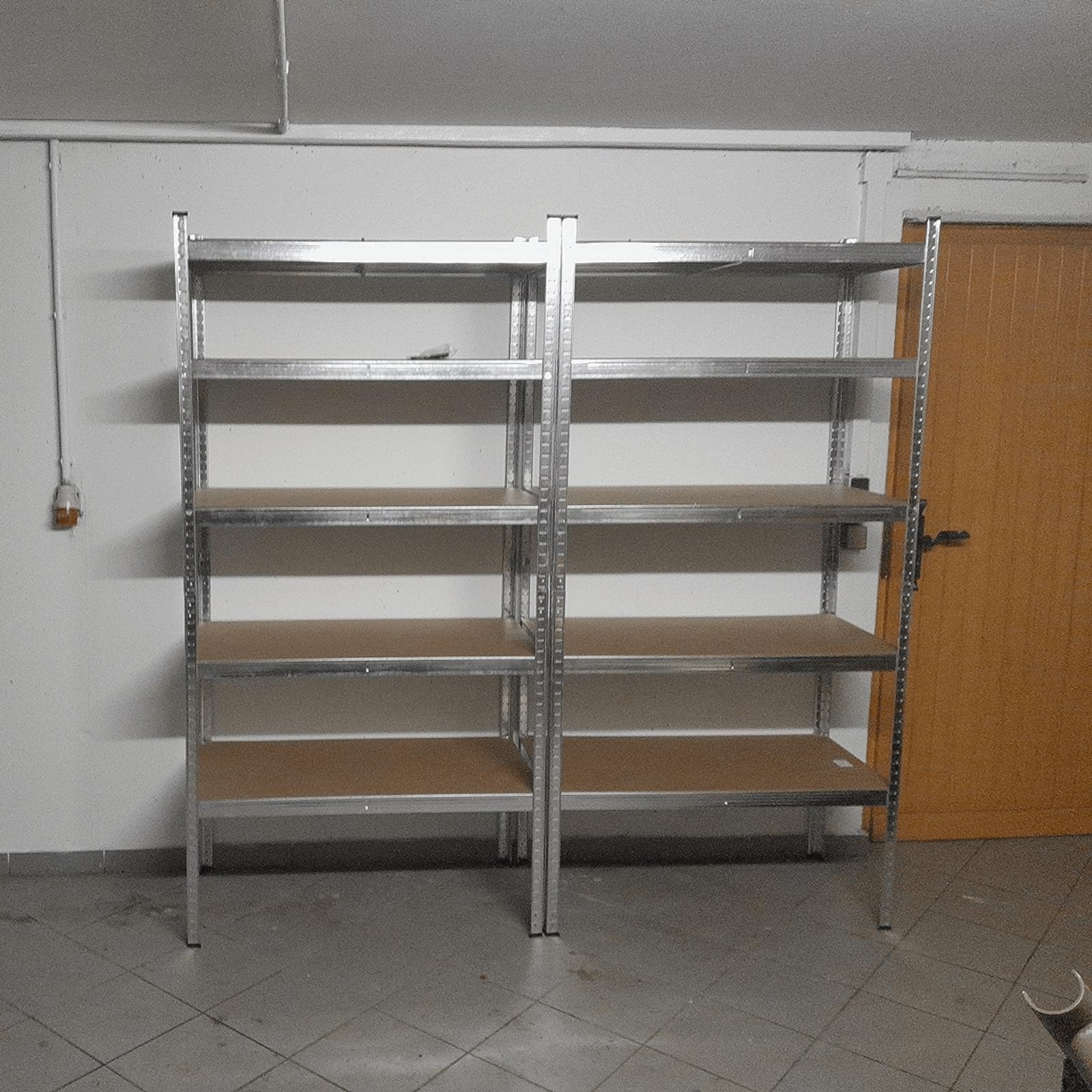 Large Heavy Duty Industrial Garage Shelves Set of 2 Adjustable Shelving Units - Home and Garden Furniture Shop - rustic - furniture