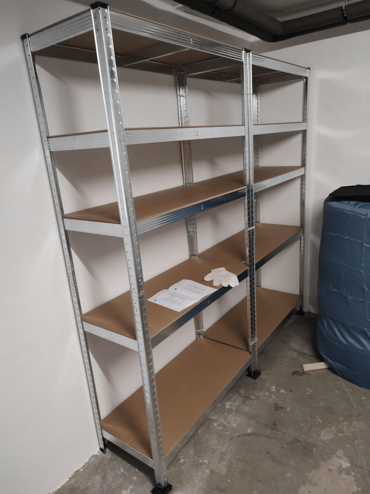 Large Heavy Duty Industrial Garage Shelves Set of 2 Adjustable Shelving Units - Home and Garden Furniture Shop - rustic - furniture