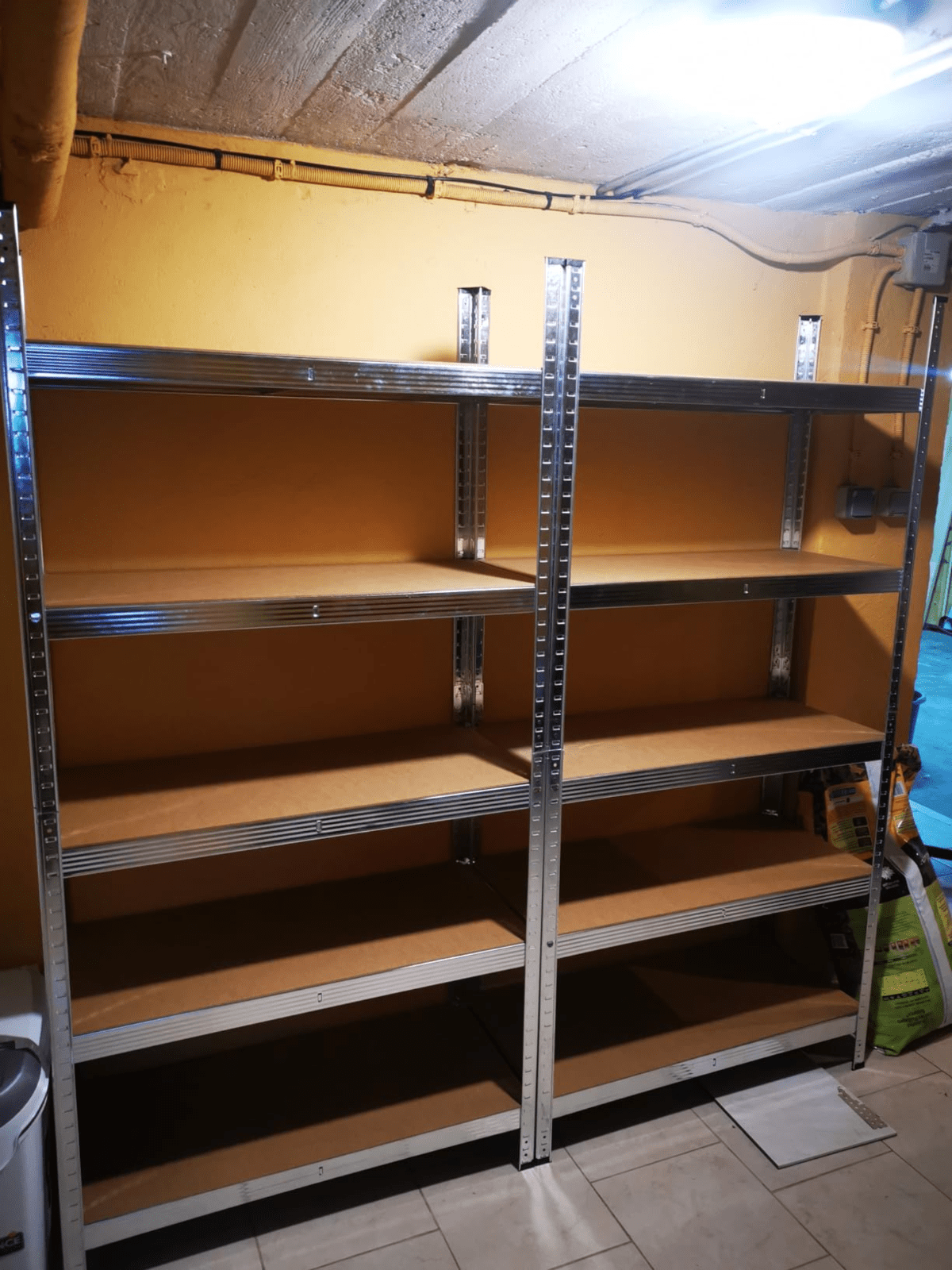 Large Heavy Duty Industrial Garage Shelves Set of 2 Adjustable Shelving Units - Home and Garden Furniture Shop - #rustic - furniture#