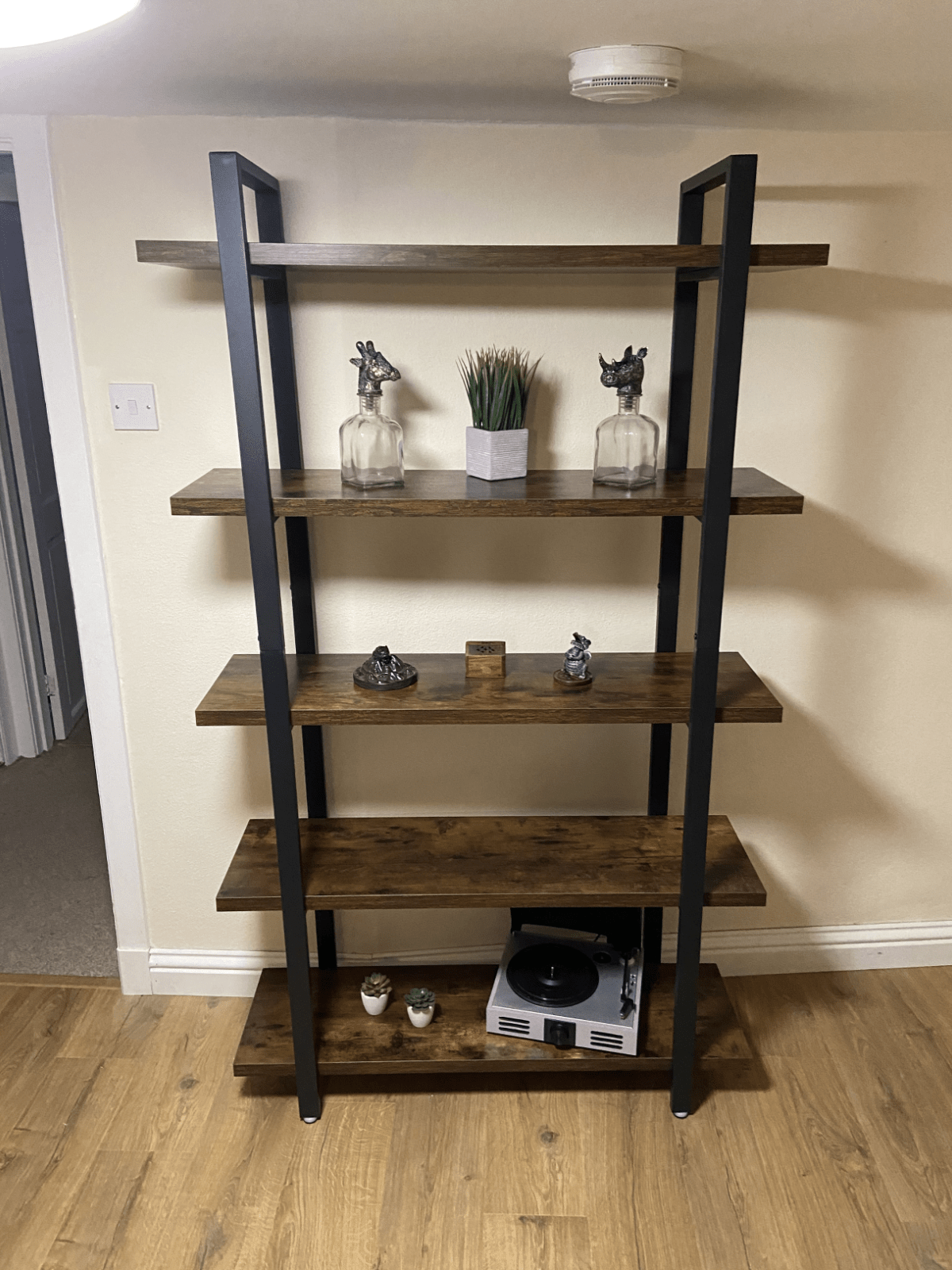 Large Industrial Bookcase Wood Vintage Heavy Duty Storage Unit Display Bookshelf - Home and Garden Furniture Shop - rustic - furniture