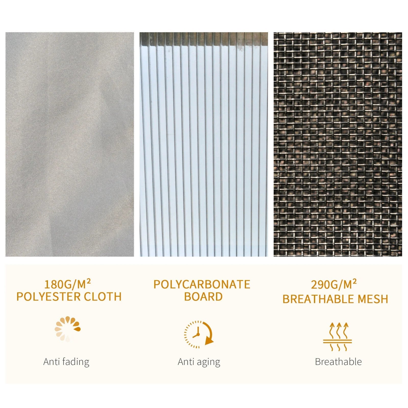 Large Metal Frame Gazebo with Sides 3x3.6m Privacy Walls Heavy Duty Hardtop Roof - Home and Garden Furniture Shop - rustic - furniture