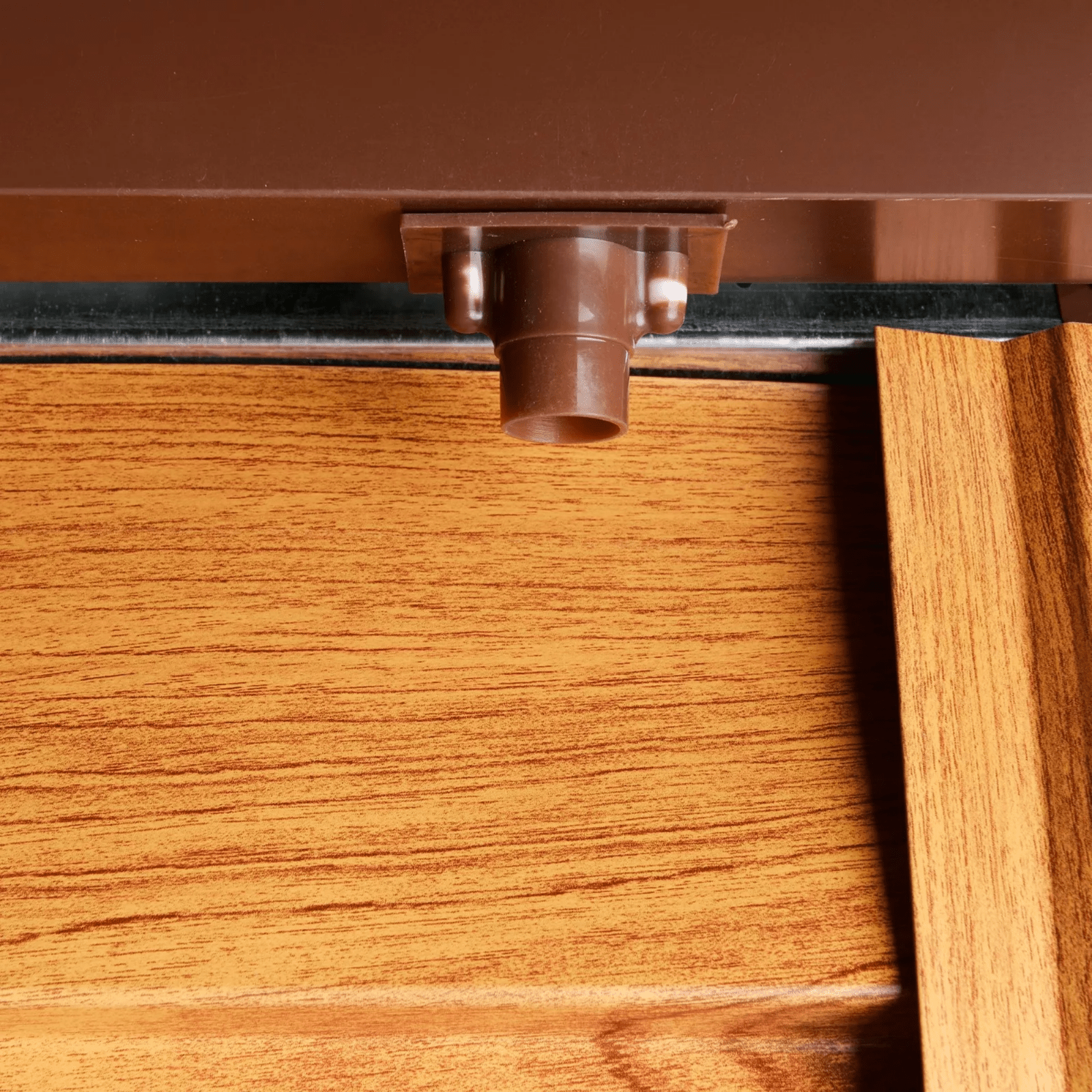 Large Metal Garden Shed 9 x 6ft Wood Effect Tool Storage Sliding Door with Lock - Home and Garden Furniture Shop - rustic - furniture