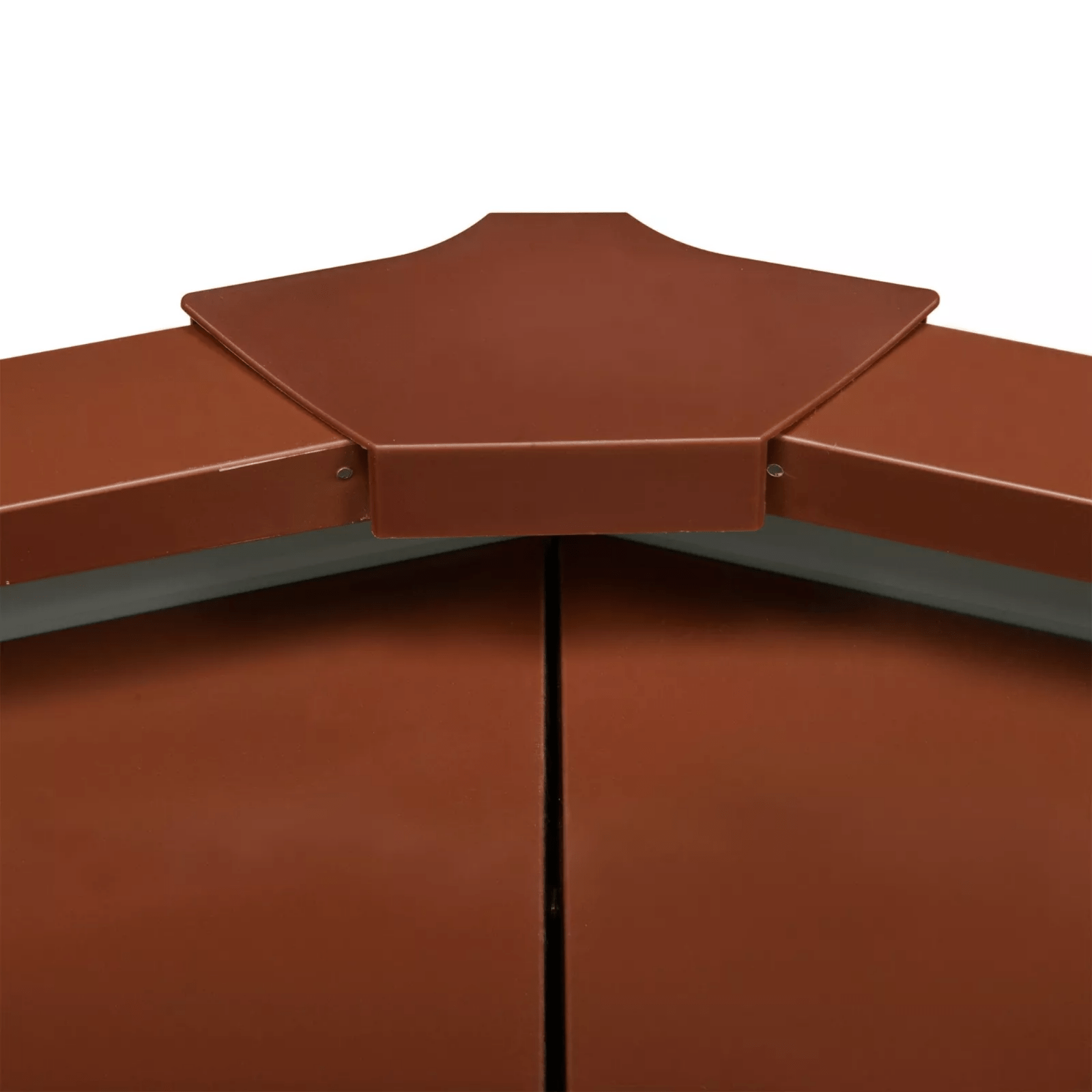 Large Metal Garden Shed 9 x 6ft Wood Effect Tool Storage Sliding Door with Lock - Home and Garden Furniture Shop - rustic - furniture