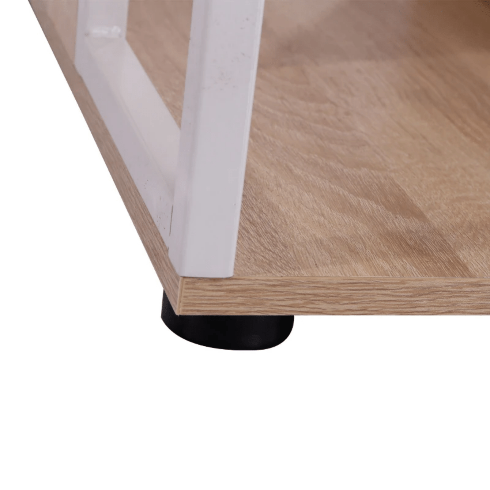 Large Oak Computer Desk 2 Drawers Shelves Study Workstation PC Table Home Office - Home and Garden Furniture Shop - rustic - furniture