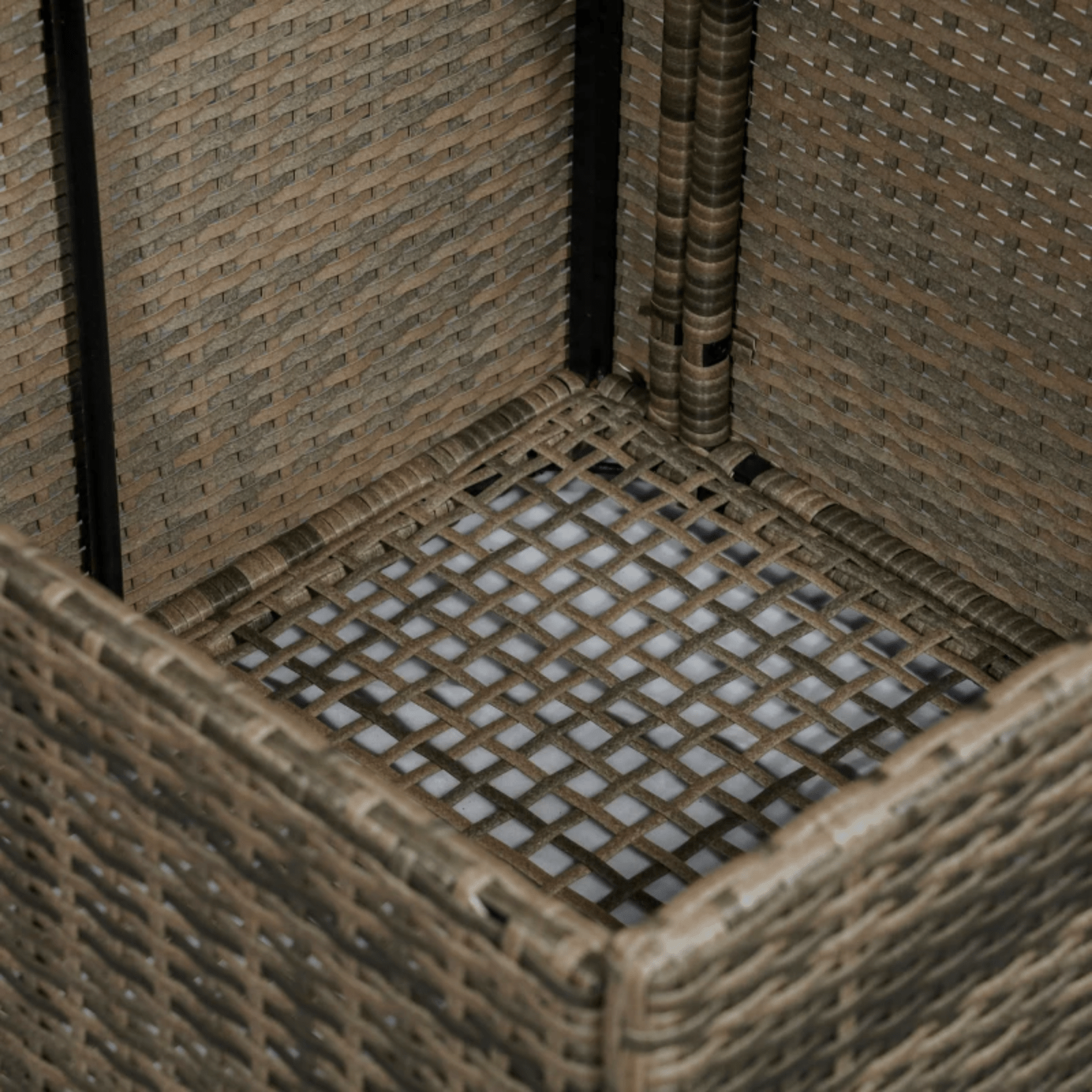 Large Patio Rattan Corner Sofa Set Garden Furniture Side Table Cushion 12 Seater - Home and Garden Furniture Shop - rustic - furniture