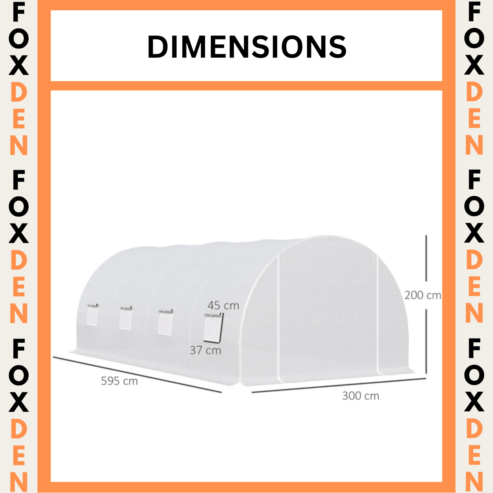 Large Polytunnel Greenhouse Walk In Plant Tent Metal Frame Outdoor Grow House - Home and Garden Furniture Shop - #rustic - furniture#