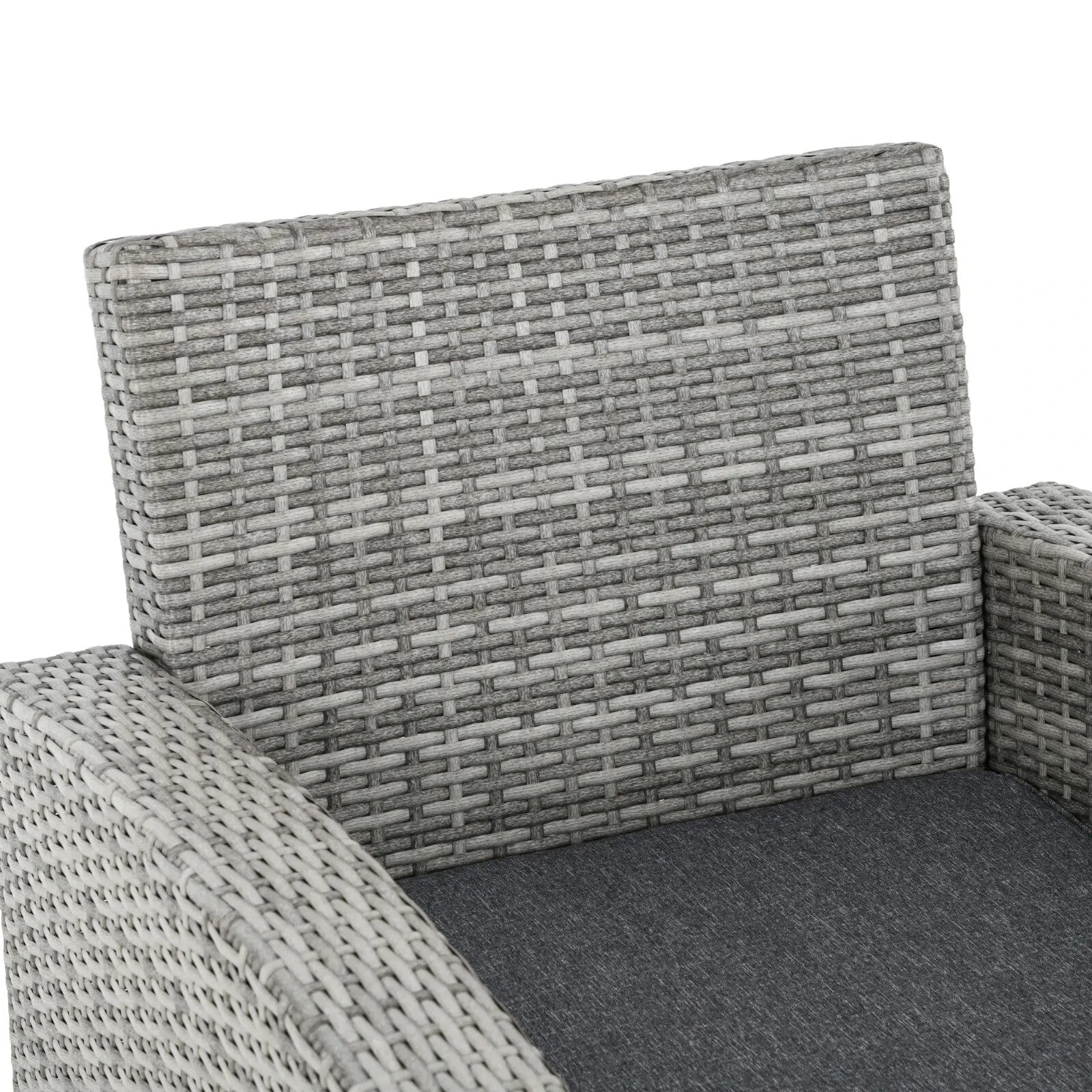 Large Rattan Patio Sofa Set Cushion Outdoor Garden Furniture Table Armchairs Set - Home and Garden Furniture Shop - rustic - furniture